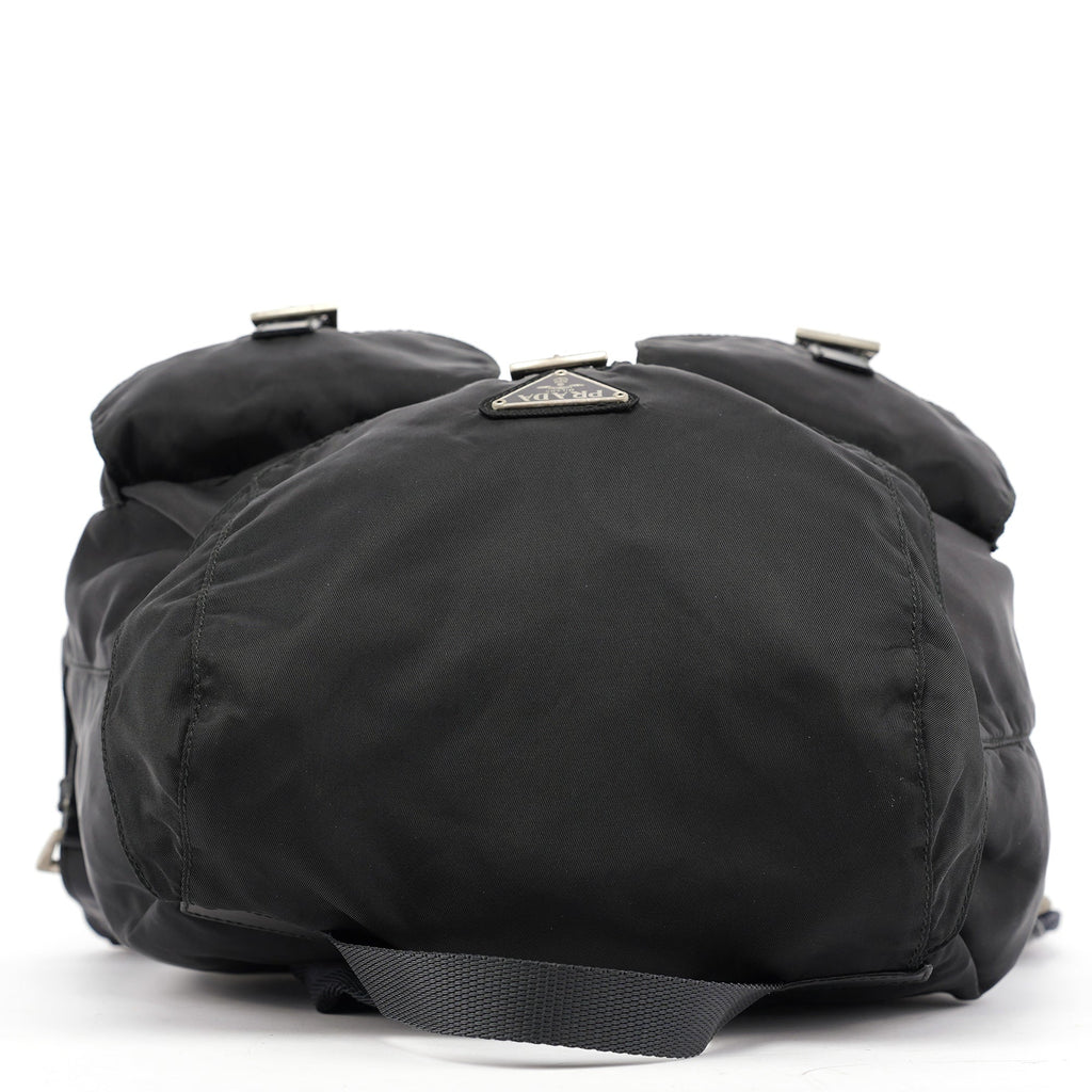 B2811 Black Tessuto Vela Backpack