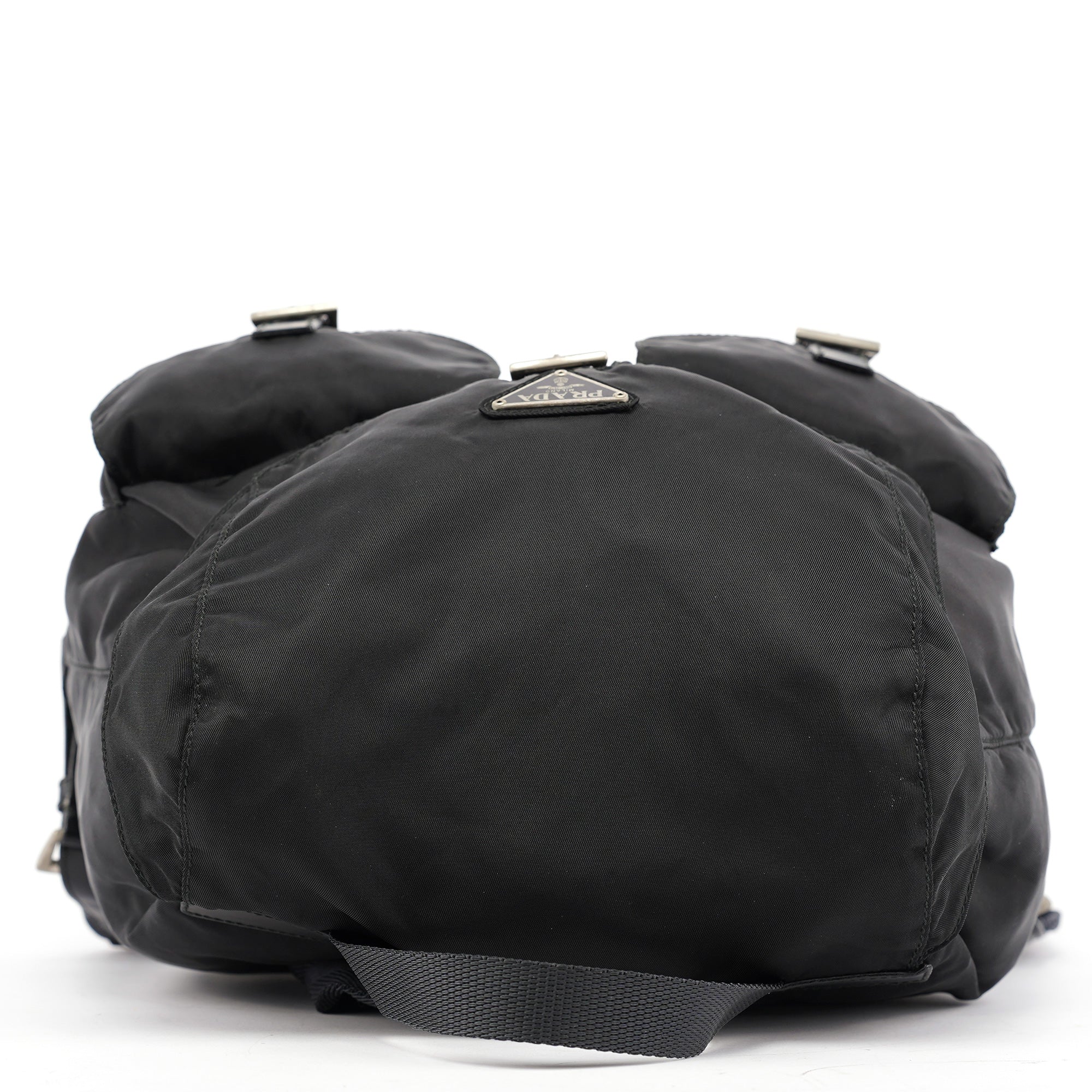 B2811 Black Tessuto Vela Backpack