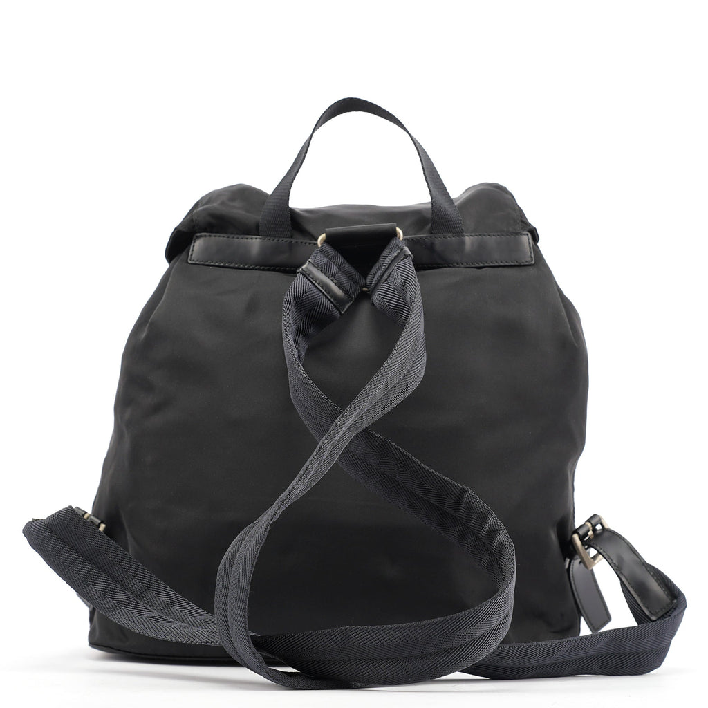 B2811 Black Tessuto Vela Backpack