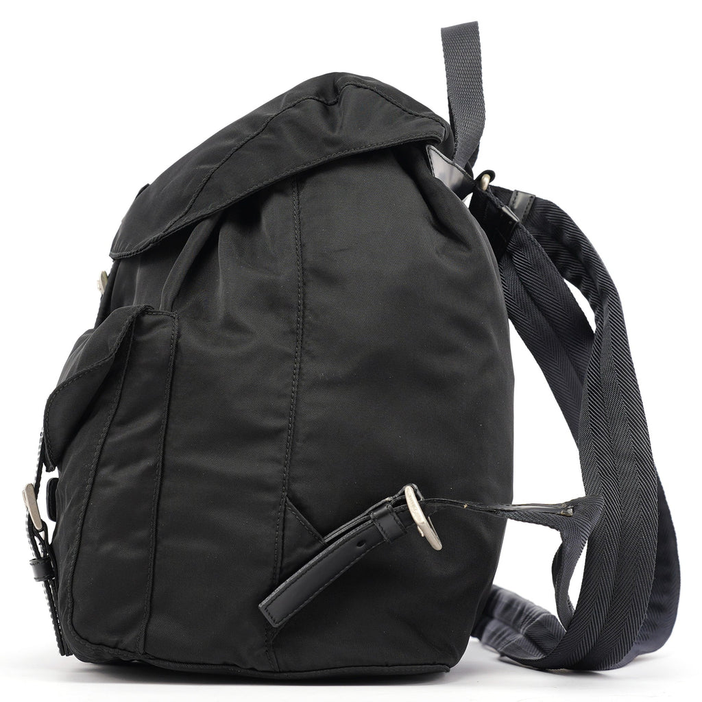 B2811 Black Tessuto Vela Backpack