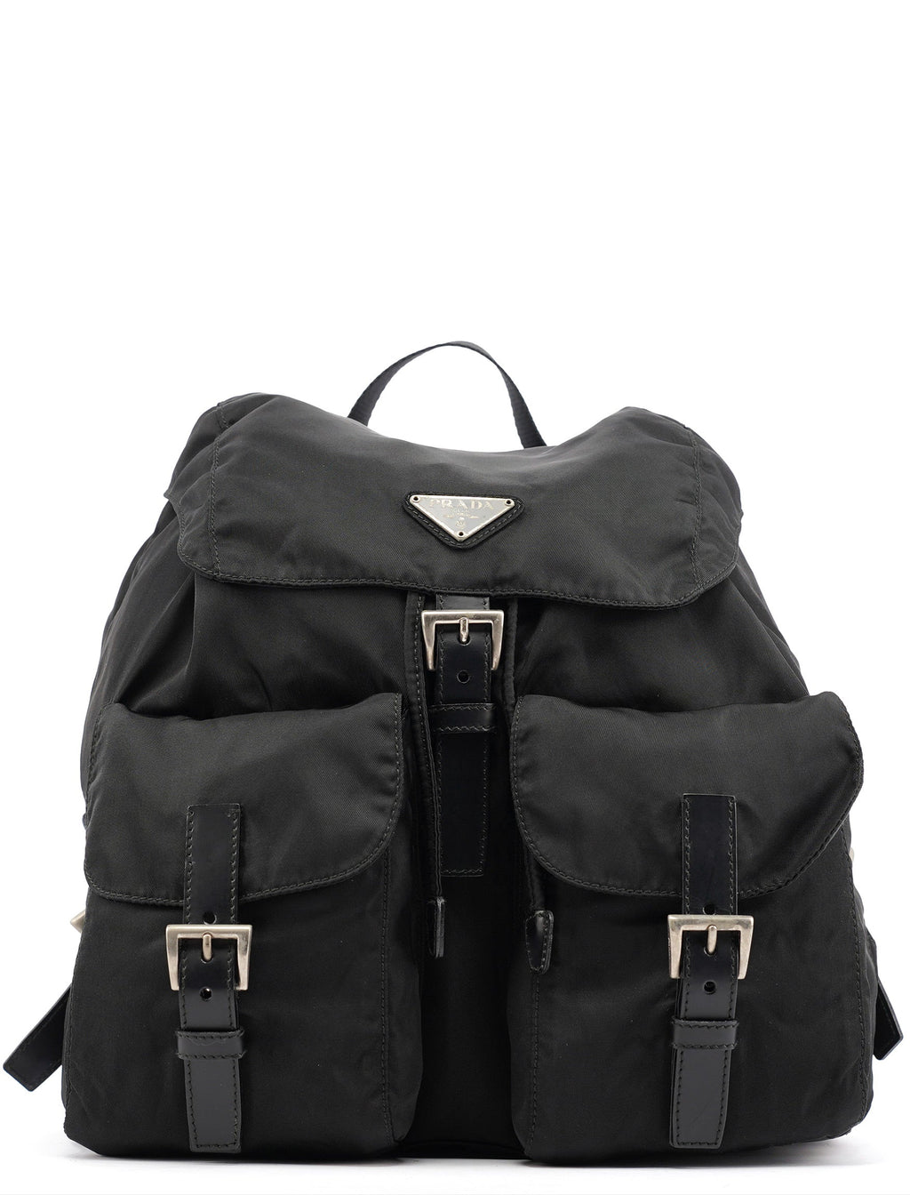 B2811 Black Tessuto Vela Backpack