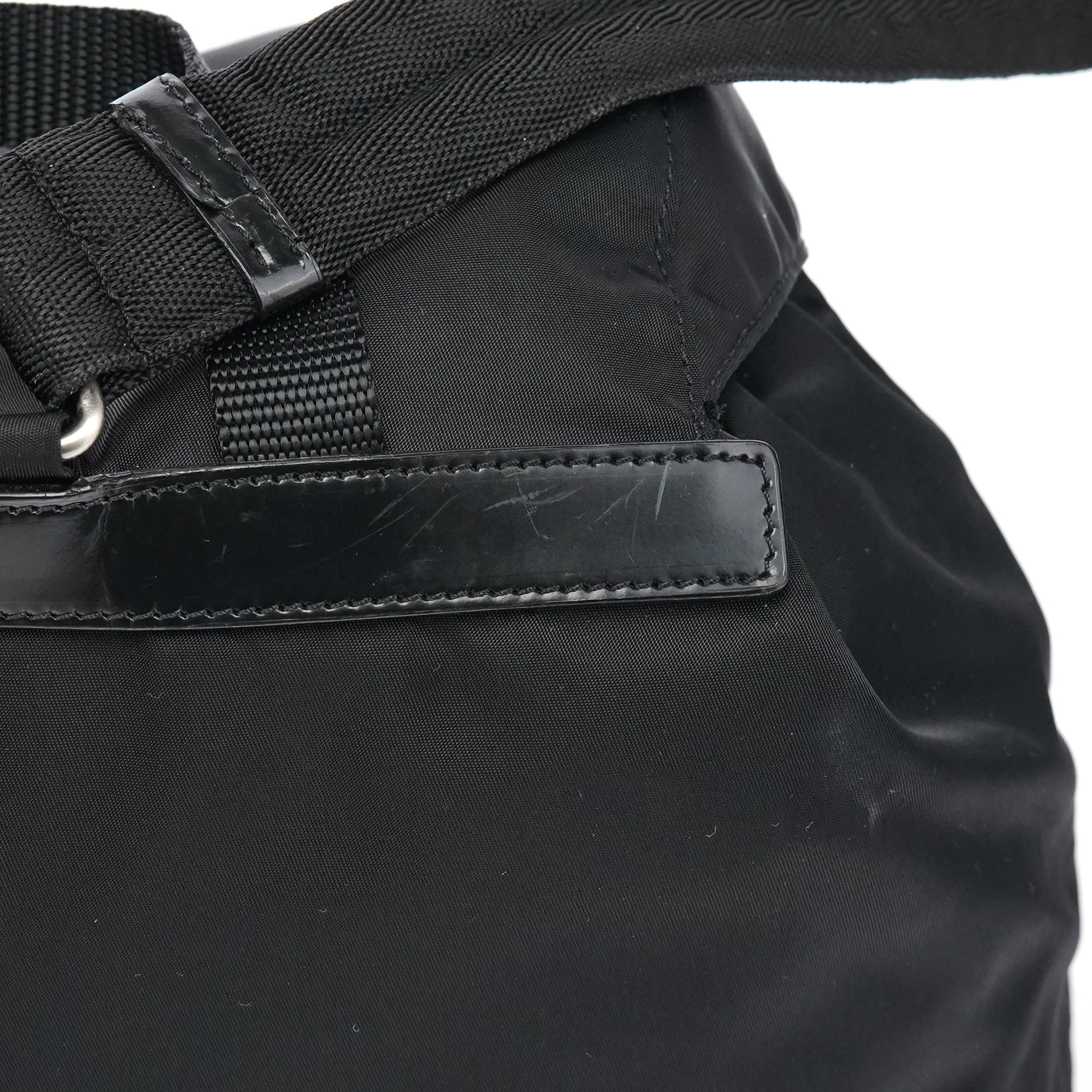 B2811 Black Tessuto Vela Backpack