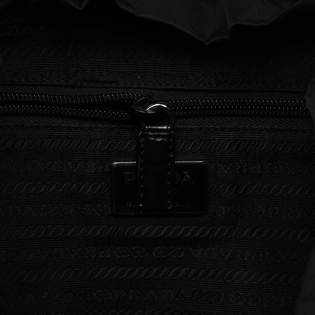 B2811 Black Tessuto Vela Backpack