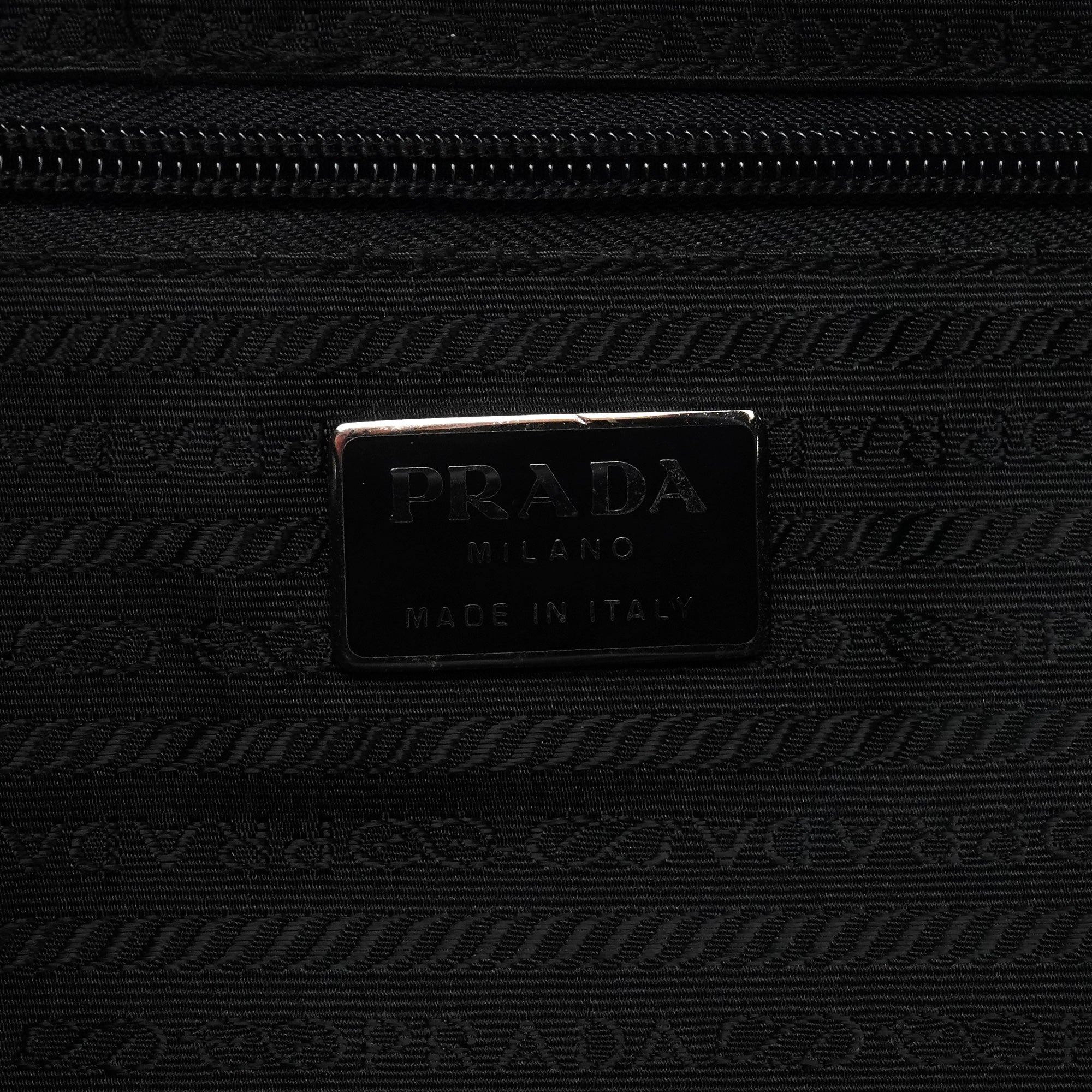 B2811 Black Tessuto Vela Backpack