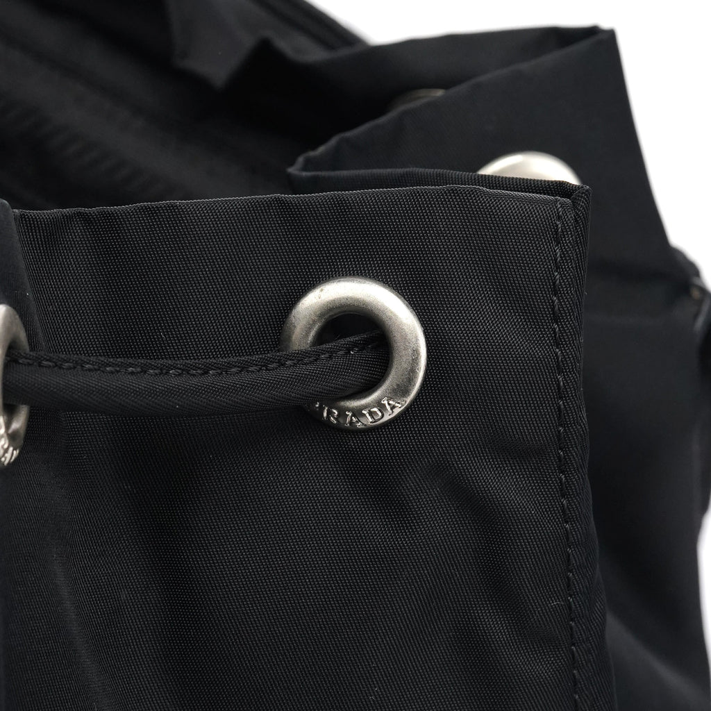 B2811 Black Tessuto Vela Backpack
