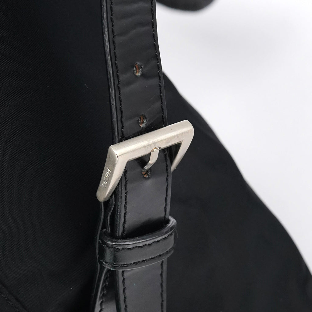 B2811 Black Tessuto Vela Backpack