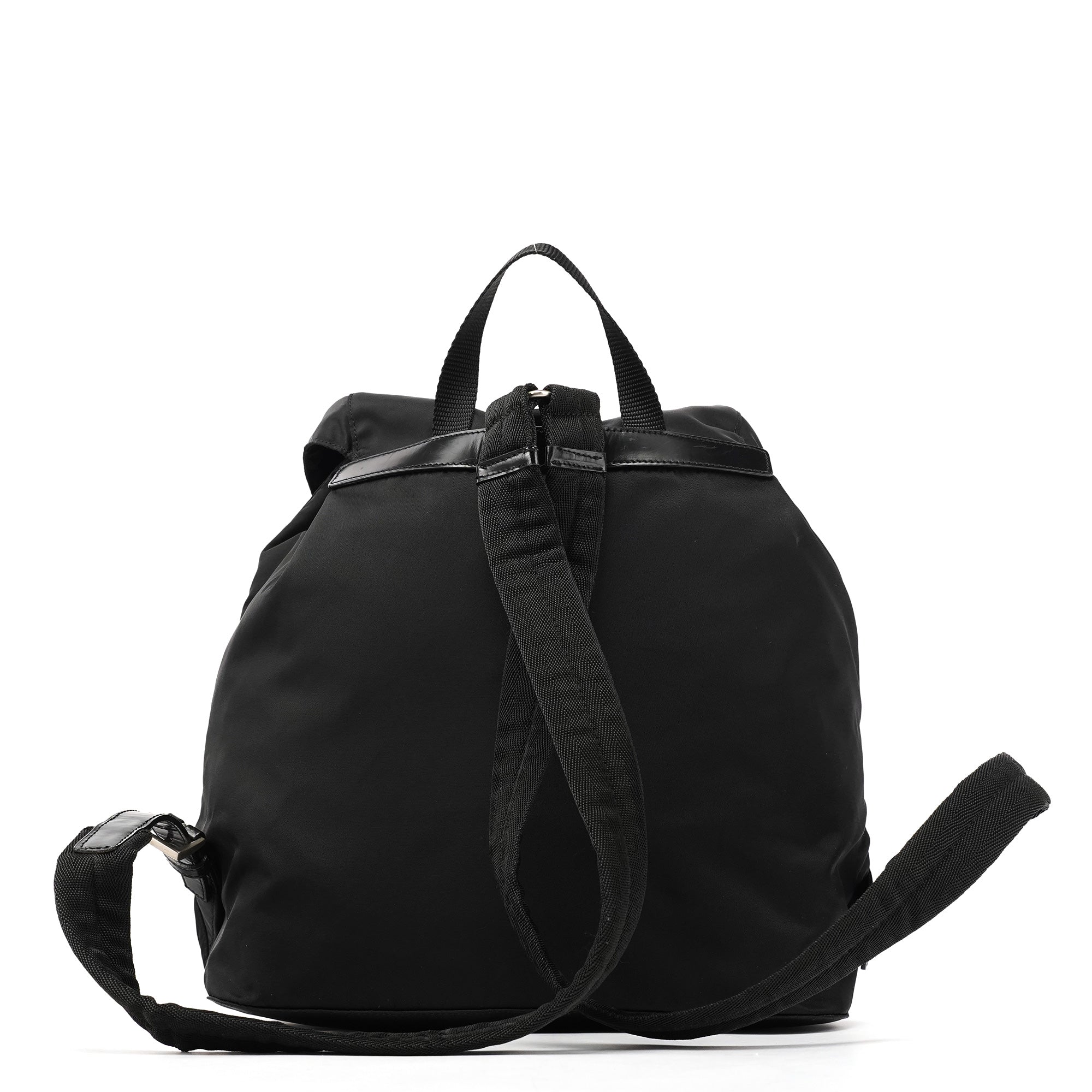 B2811 Black Tessuto Vela Backpack