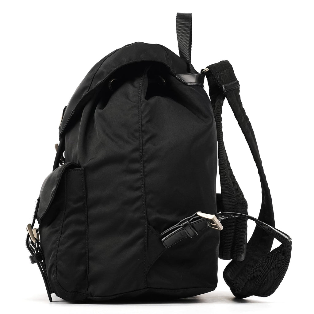 B2811 Black Tessuto Vela Backpack