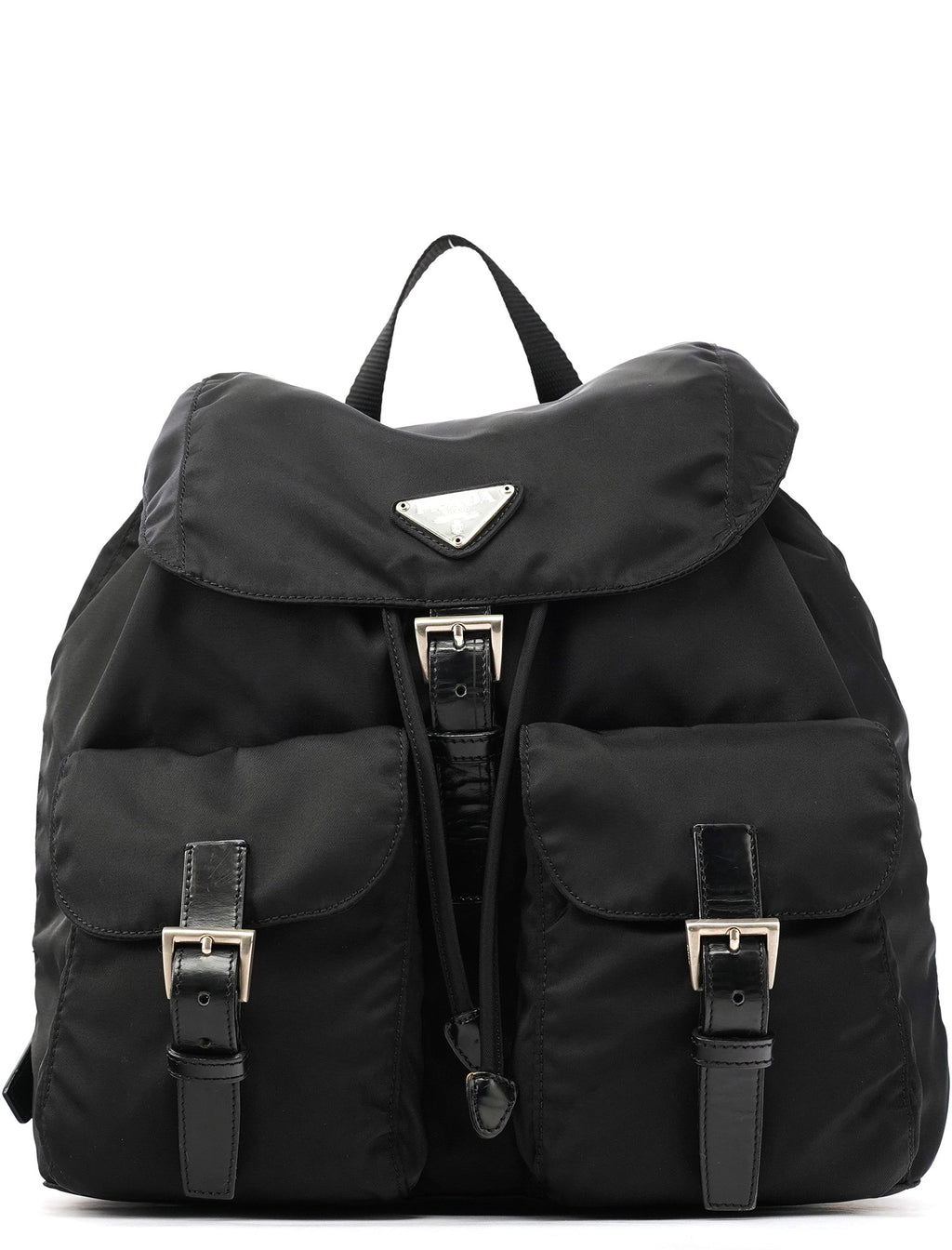 B2811 Black Tessuto Vela Backpack