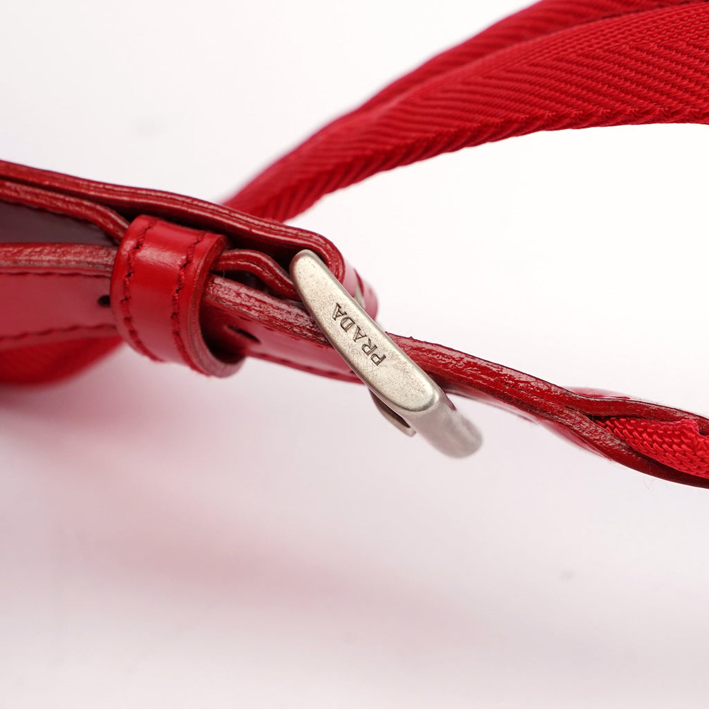 B2811 Tessuto Vela Red Backpack