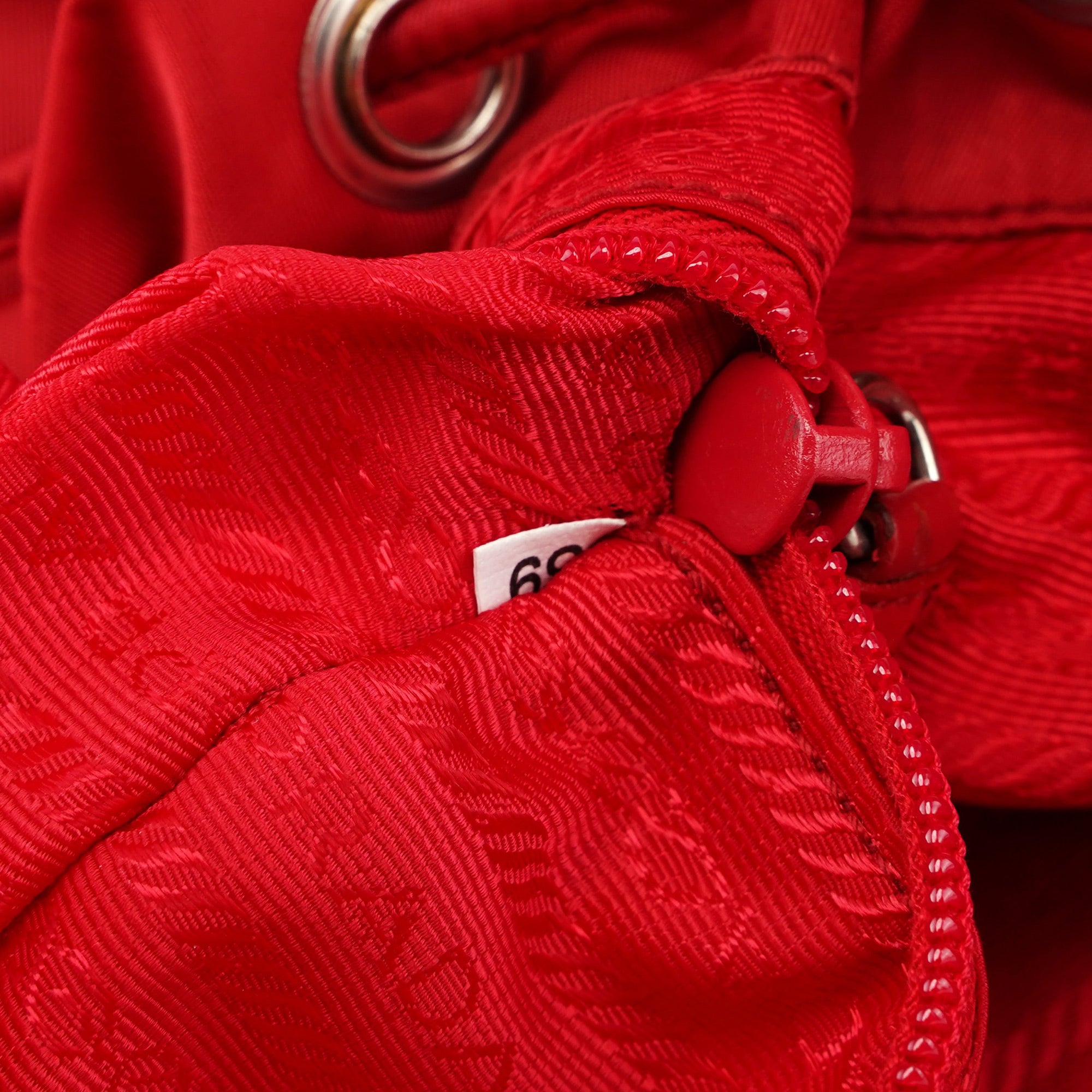 B2811 Tessuto Vela Red Backpack