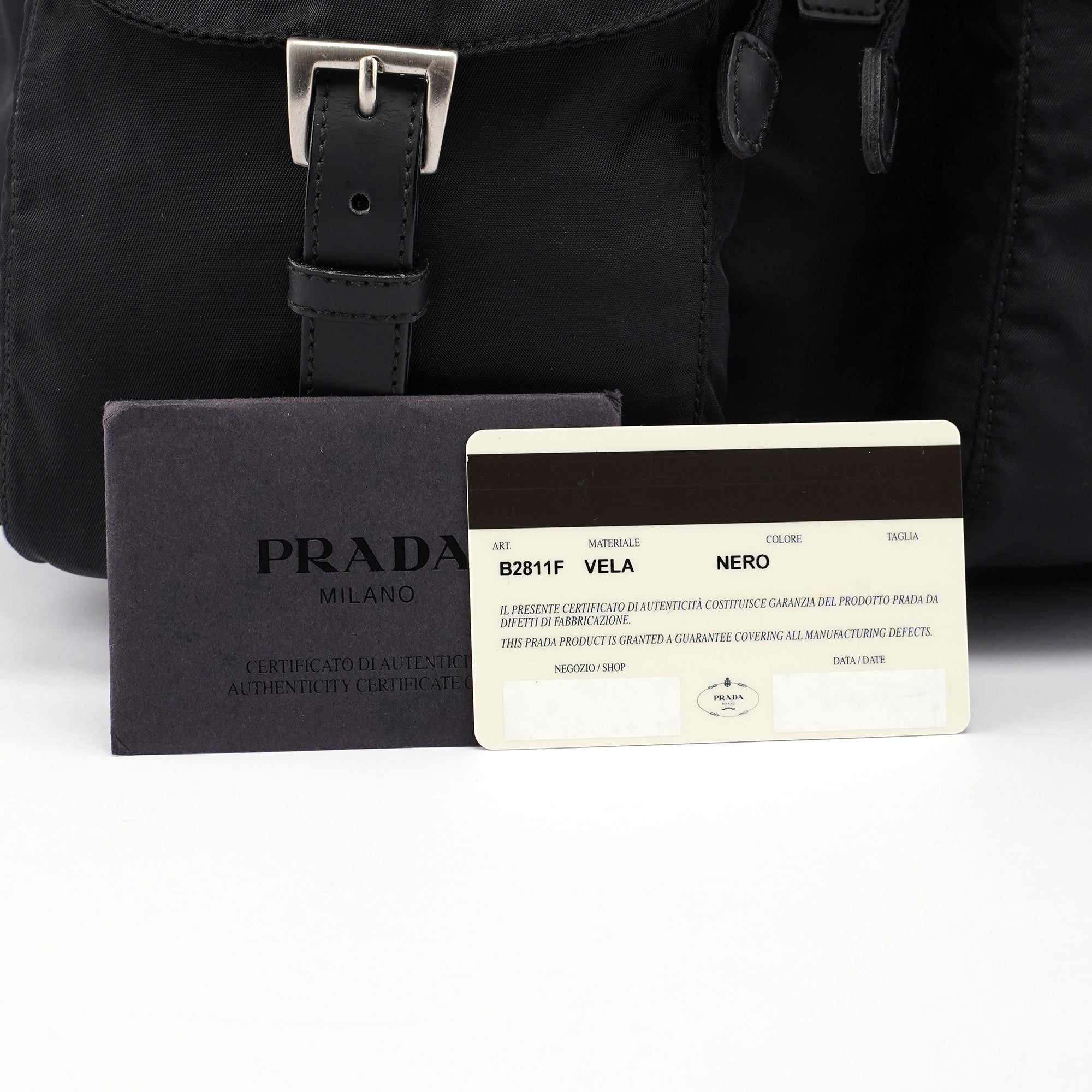 B2811F Black Backpack