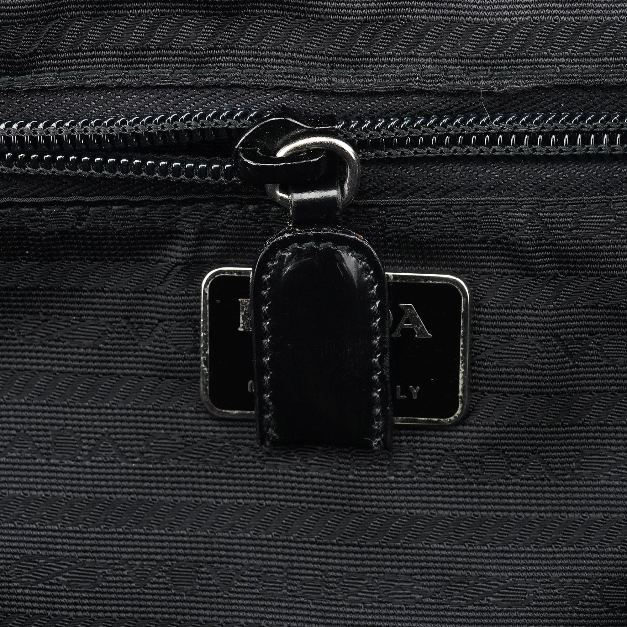 B2811F Black Tessuto Nylon Backpack