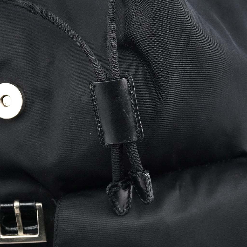 B2811F Black Tessuto Nylon Backpack