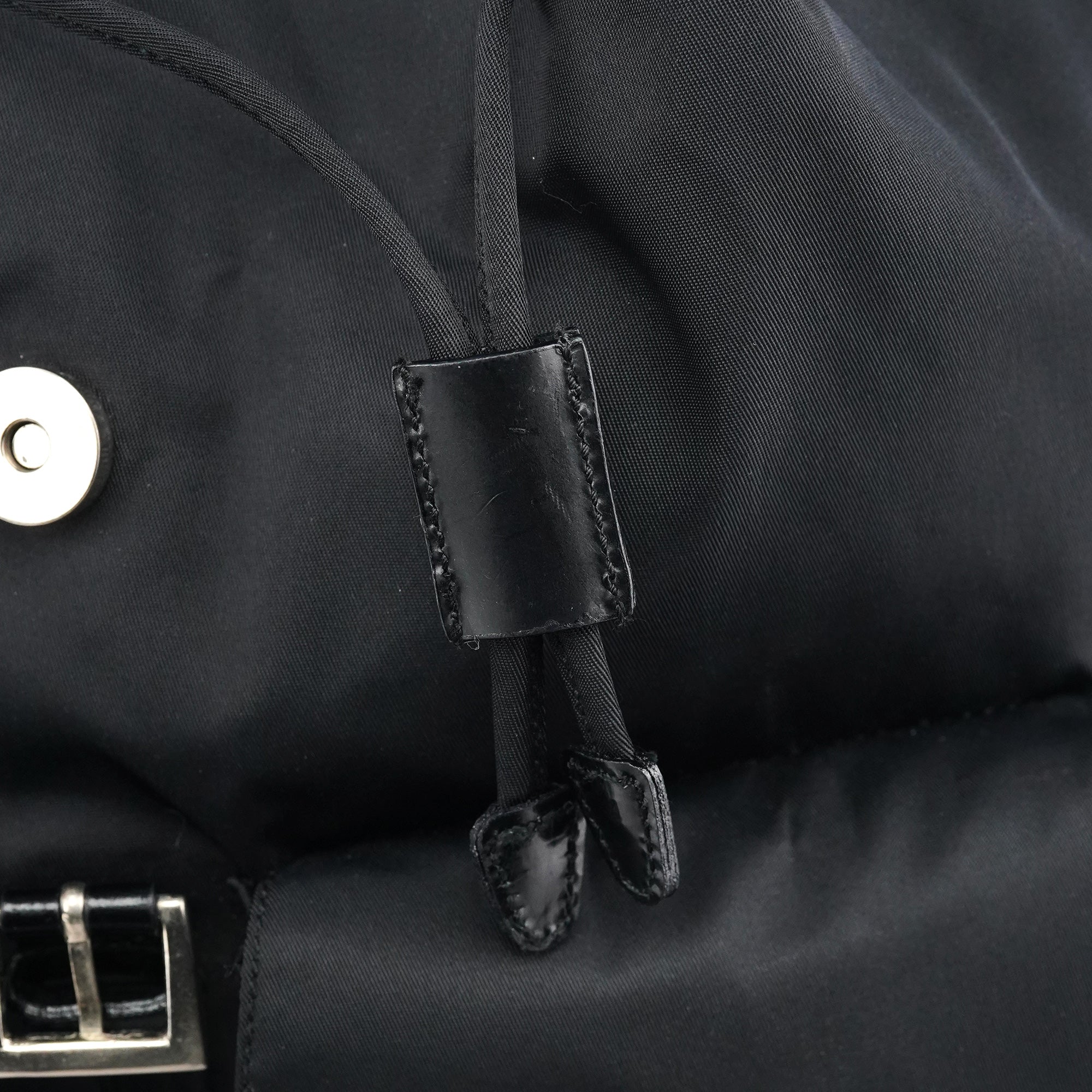 B2811F Black Tessuto Nylon Backpack