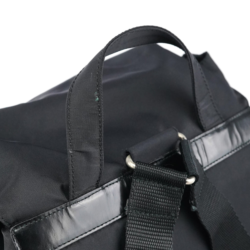 B2811F Black Tessuto Nylon Backpack