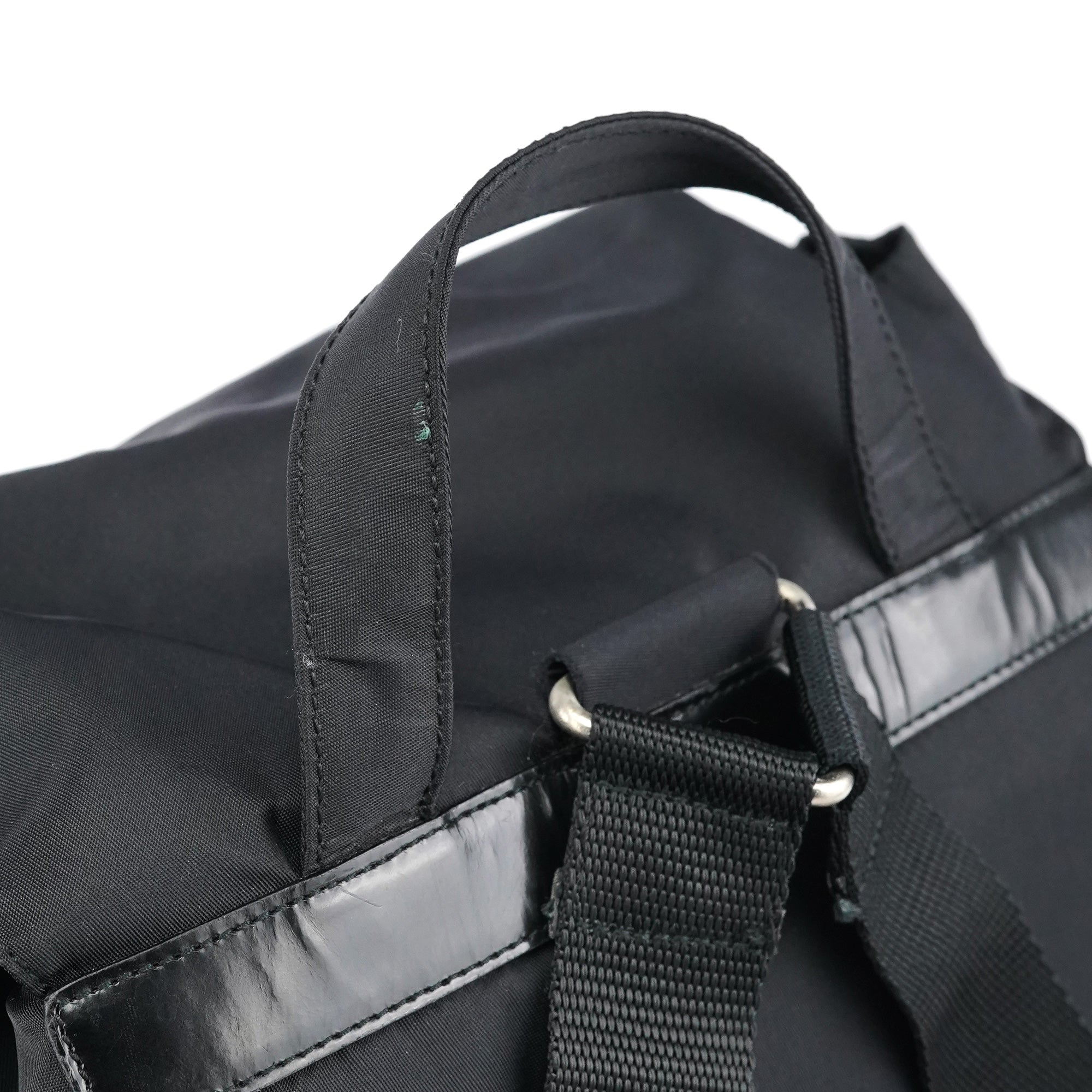 B2811F Black Tessuto Nylon Backpack