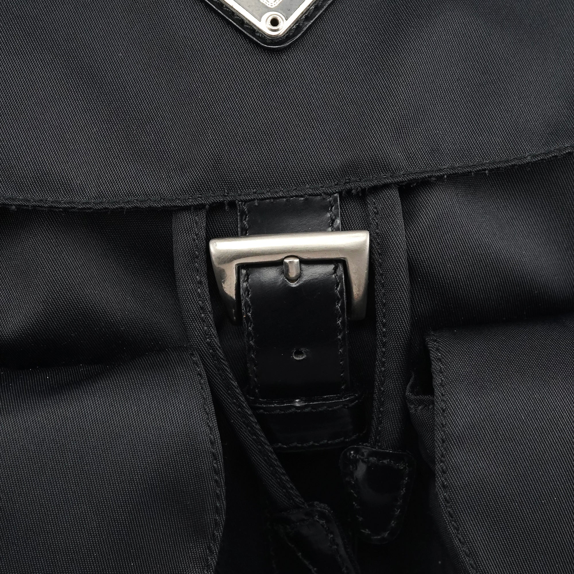 B2811F Black Tessuto Nylon Backpack