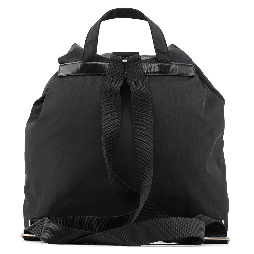 B2811F Black Tessuto Nylon Backpack