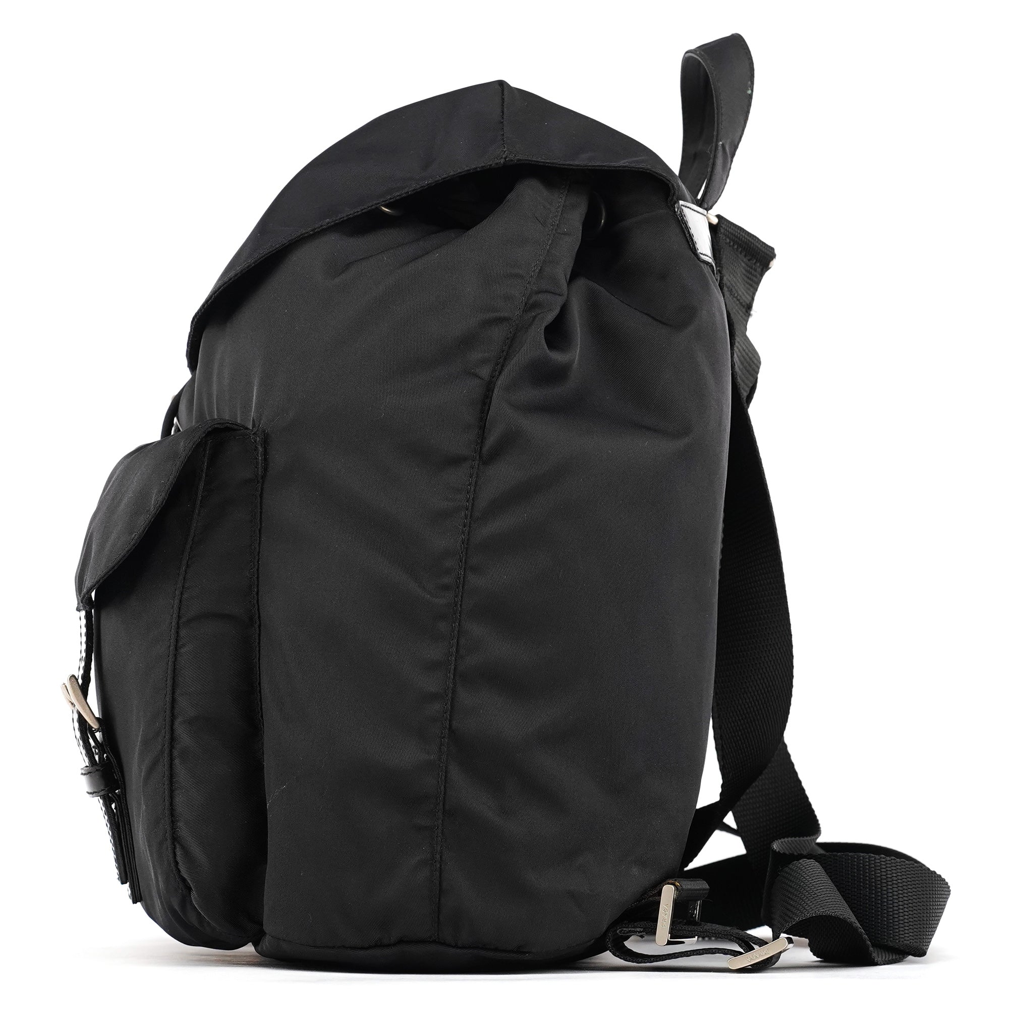 B2811F Black Tessuto Nylon Backpack