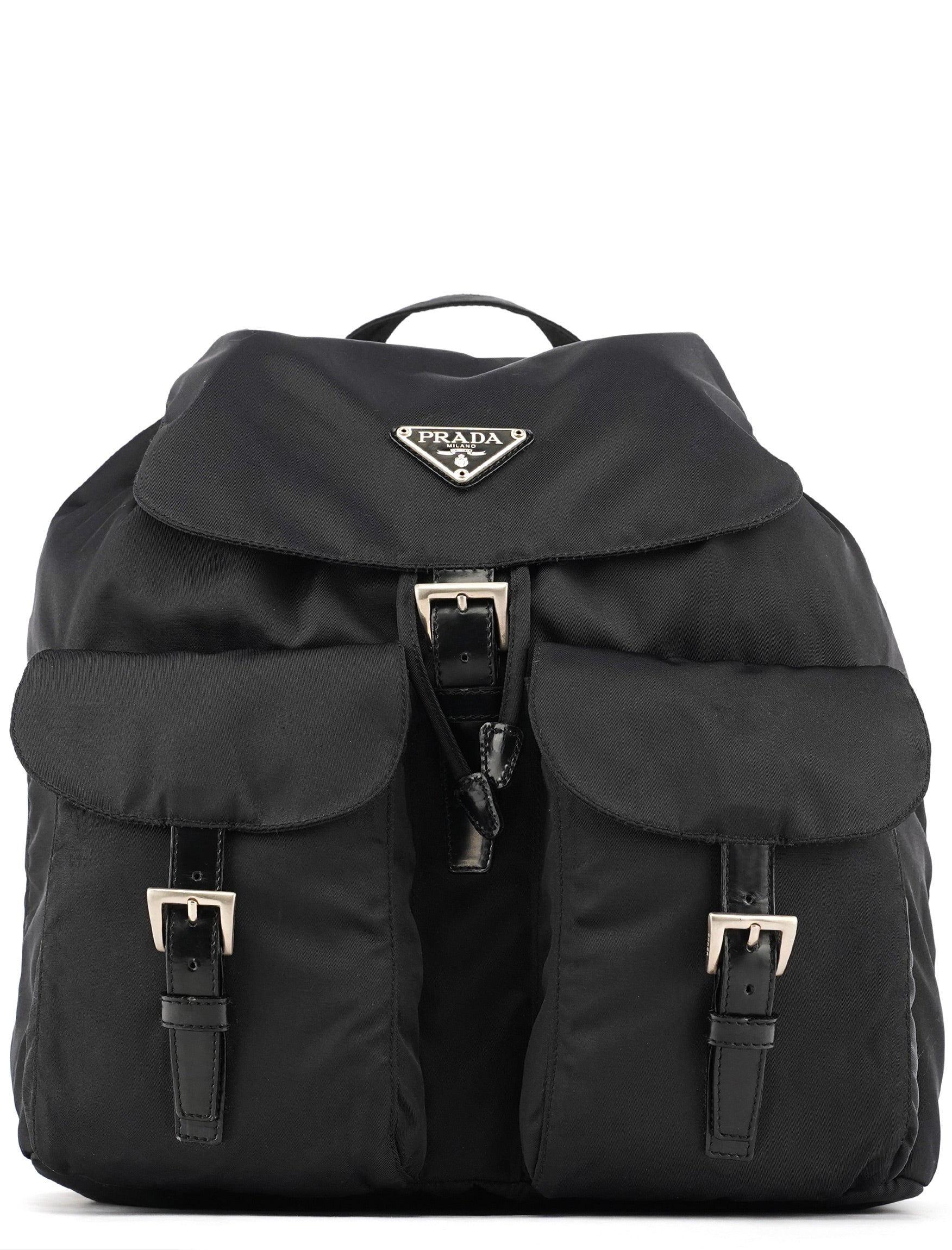 B2811F Black Tessuto Nylon Backpack