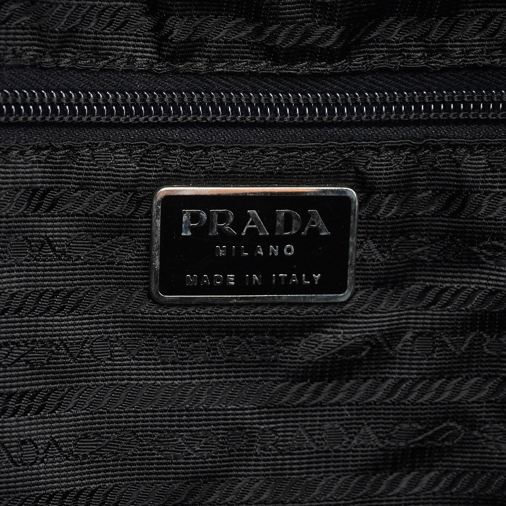 B2811F Black Tessuto Vela Backpack