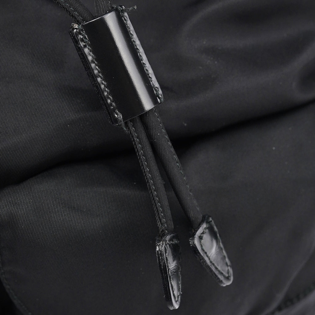 B2811F Black Tessuto Vela Backpack