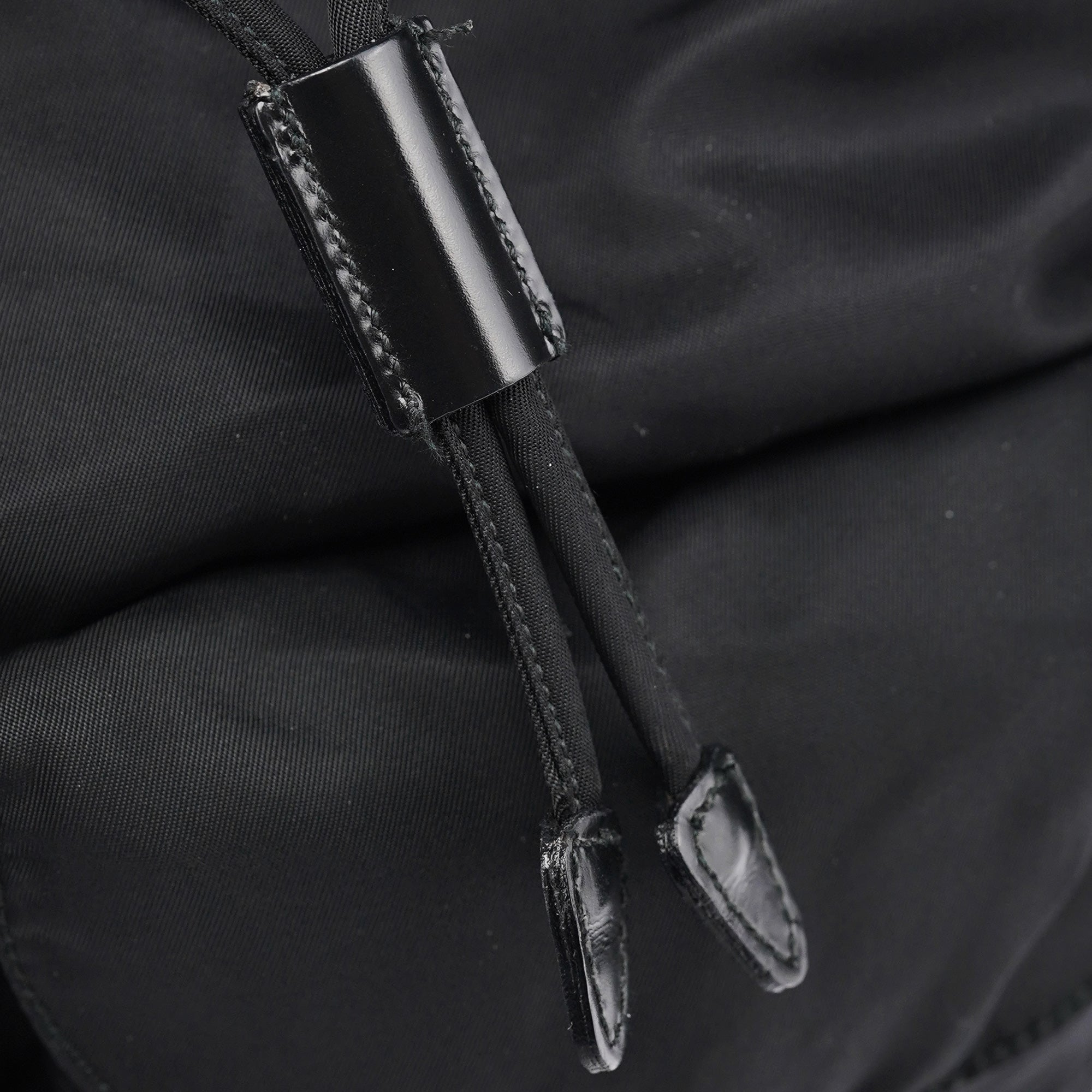 B2811F Black Tessuto Vela Backpack
