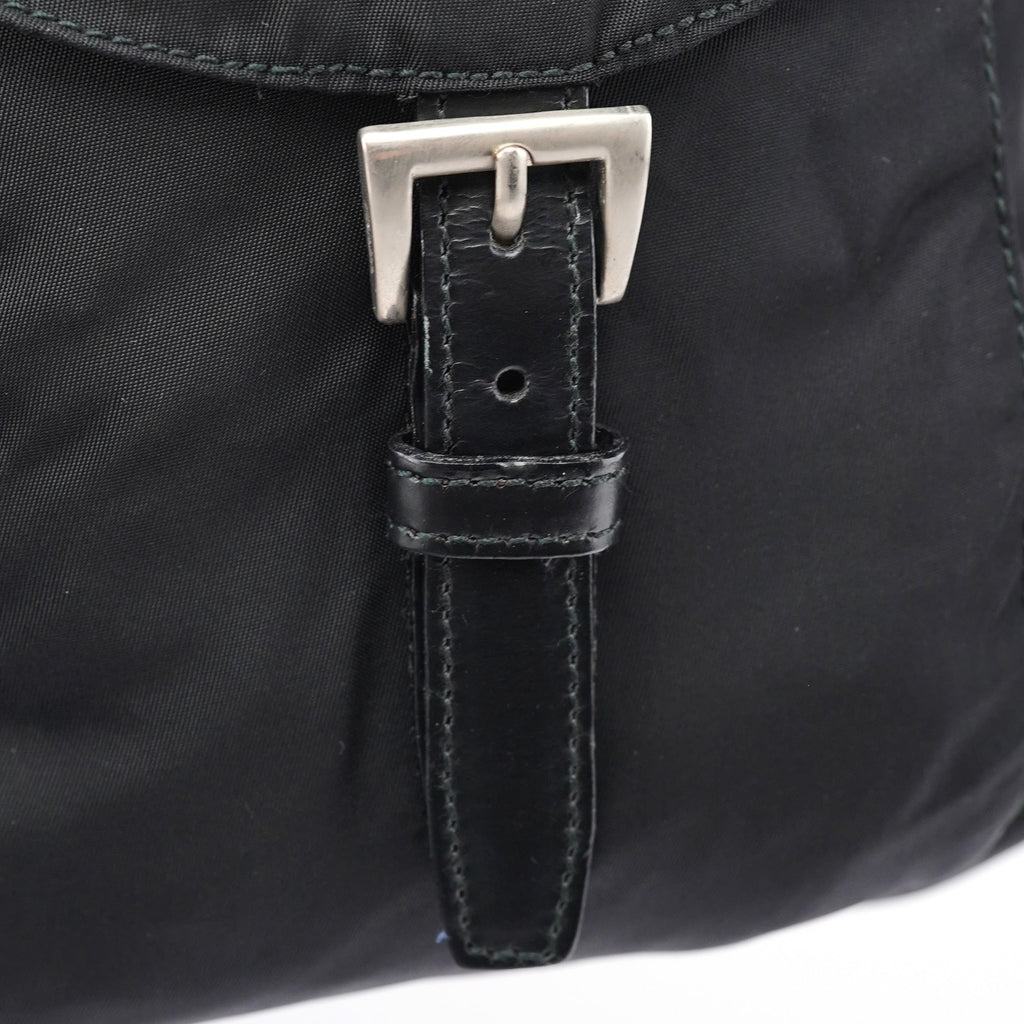 B2811F Black Tessuto Vela Backpack