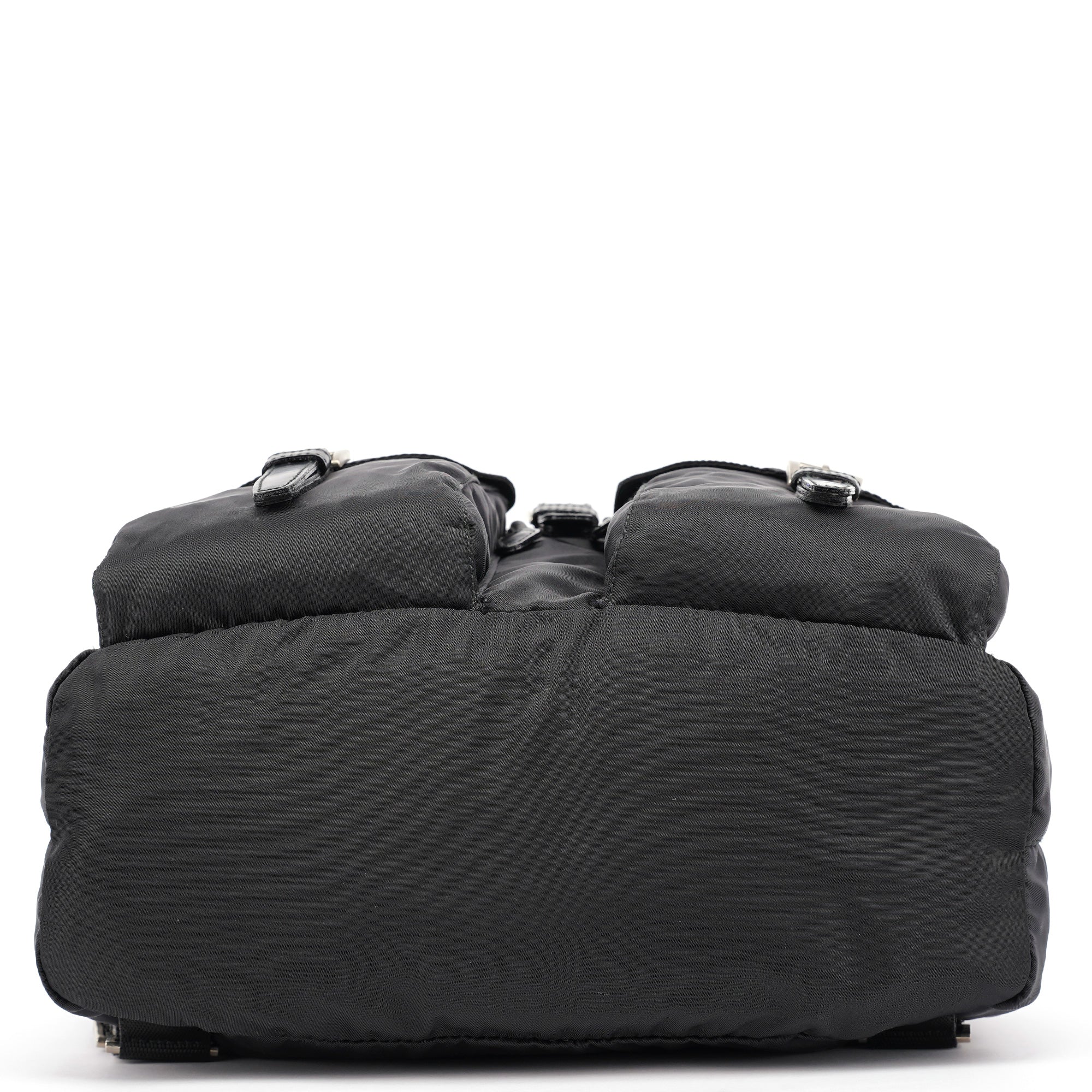 B2811F Black Tessuto Vela Backpack