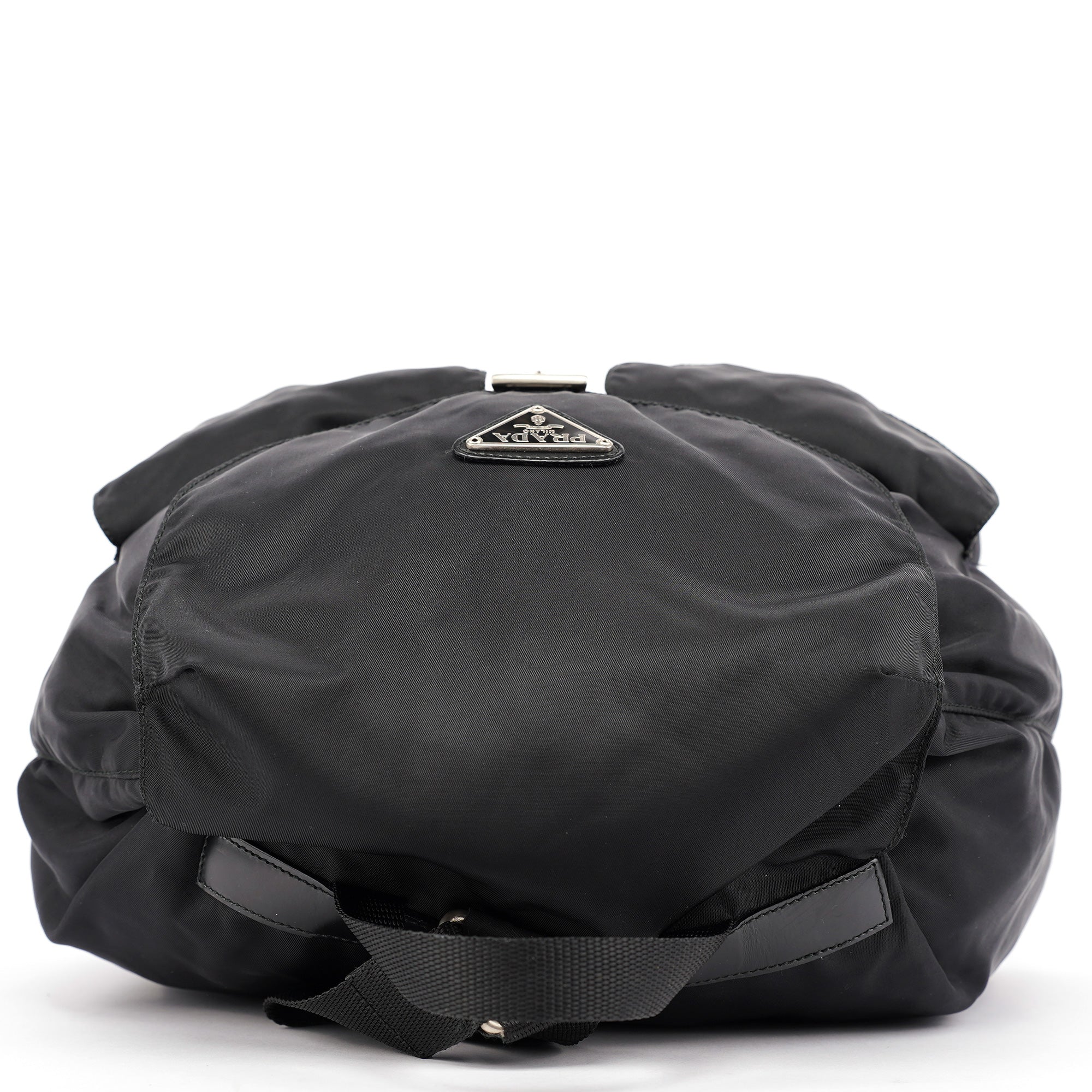 B2811F Black Tessuto Vela Backpack
