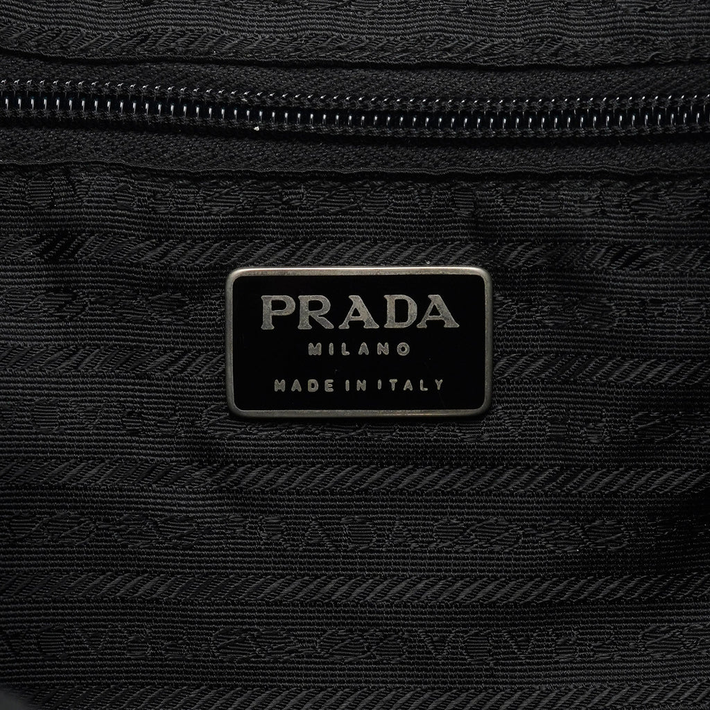 B2811F Black Tessuto Vela Backpack