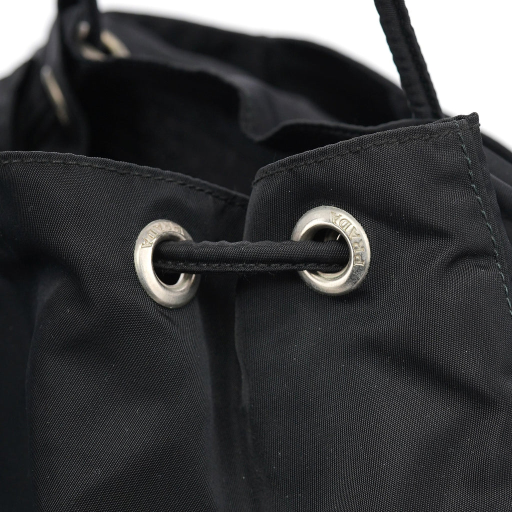 B2811F Black Tessuto Vela Backpack