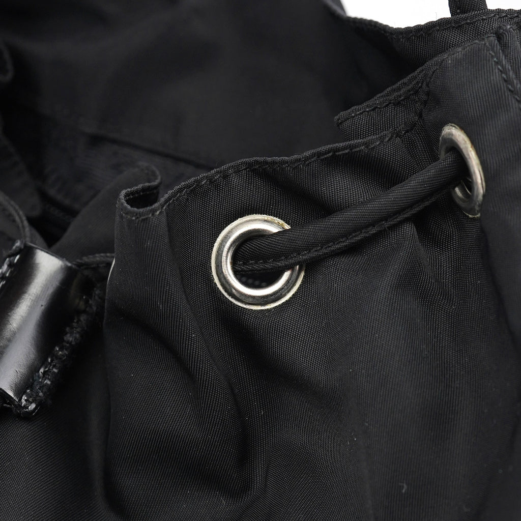 B2811F Black Tessuto Vela Backpack