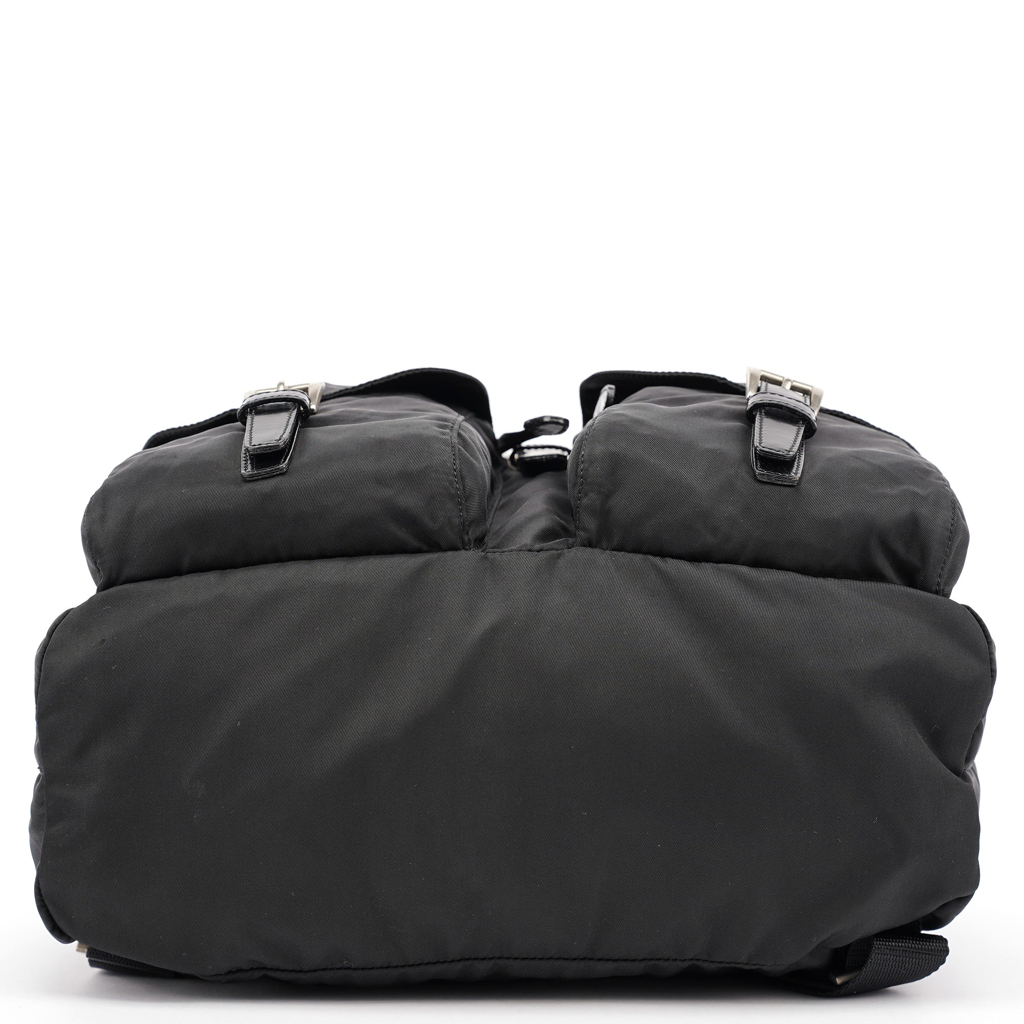 B2811F Black Tessuto Vela Backpack