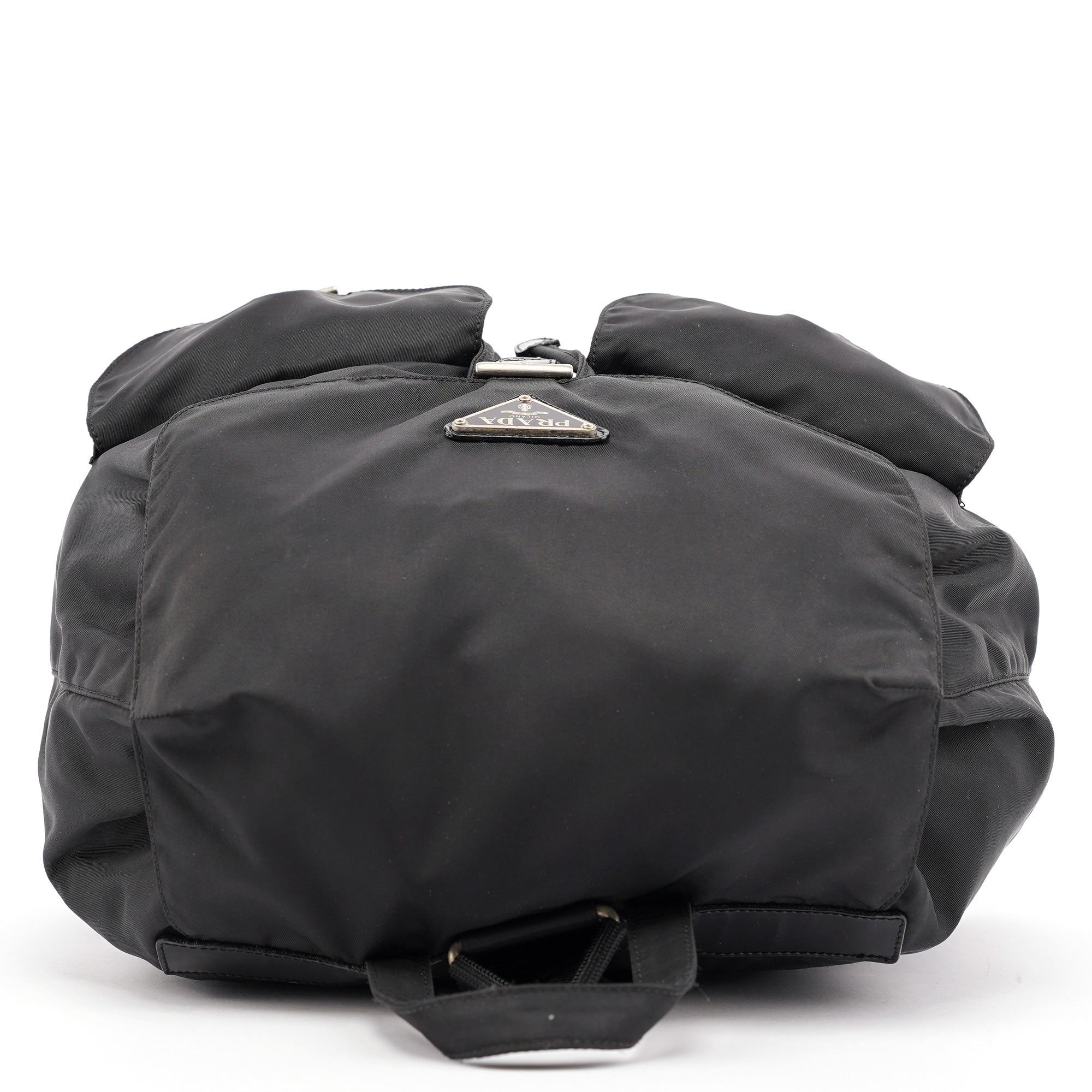 B2811F Black Tessuto Vela Backpack