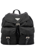 B2811F Black Tessuto Vela Backpack