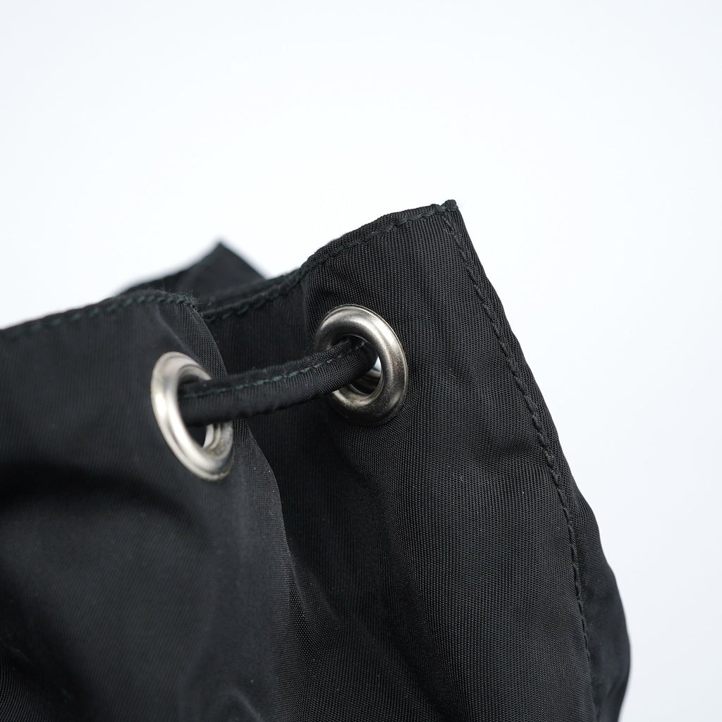 B2811F Black Tessuto Vela Backpack
