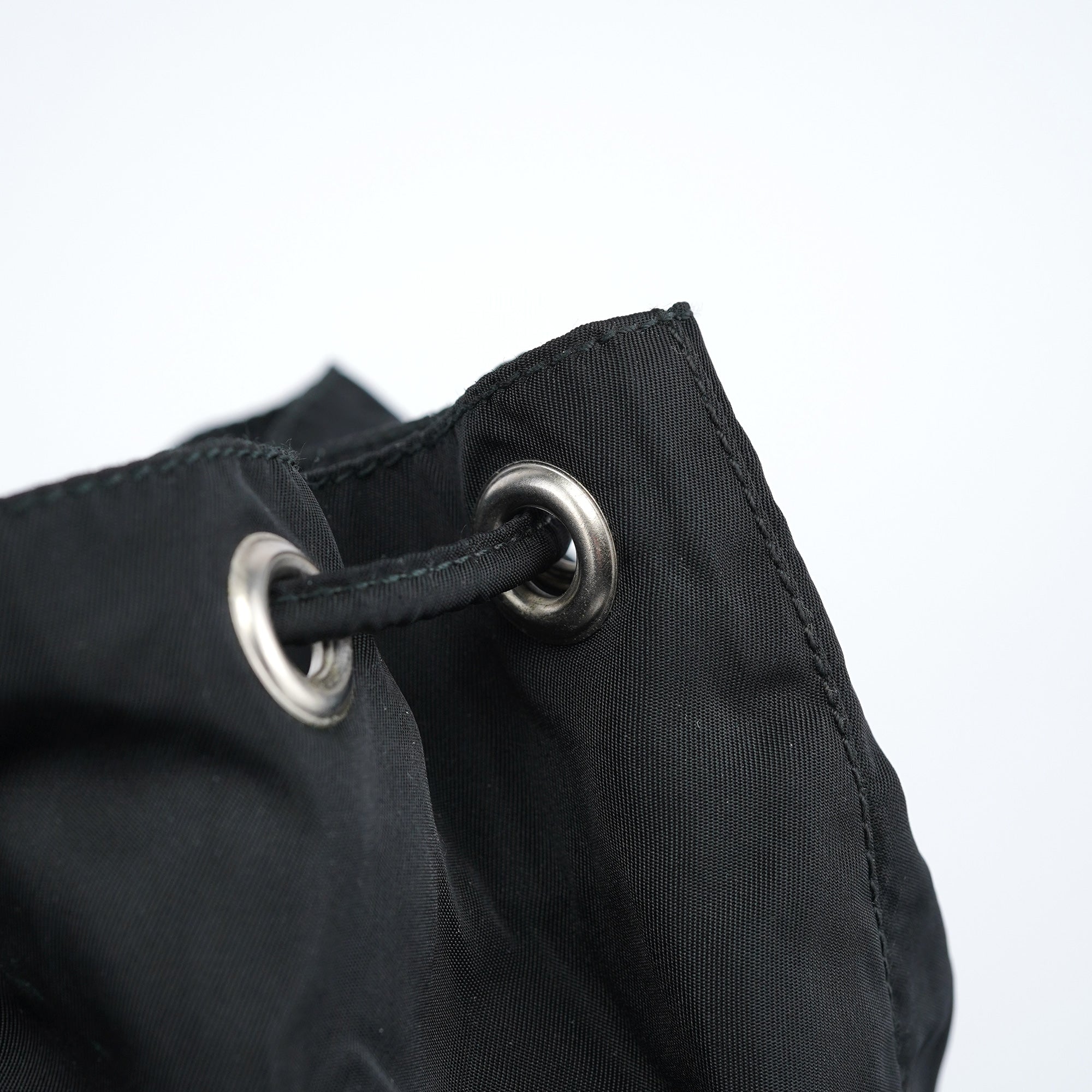 B2811F Black Tessuto Vela Backpack