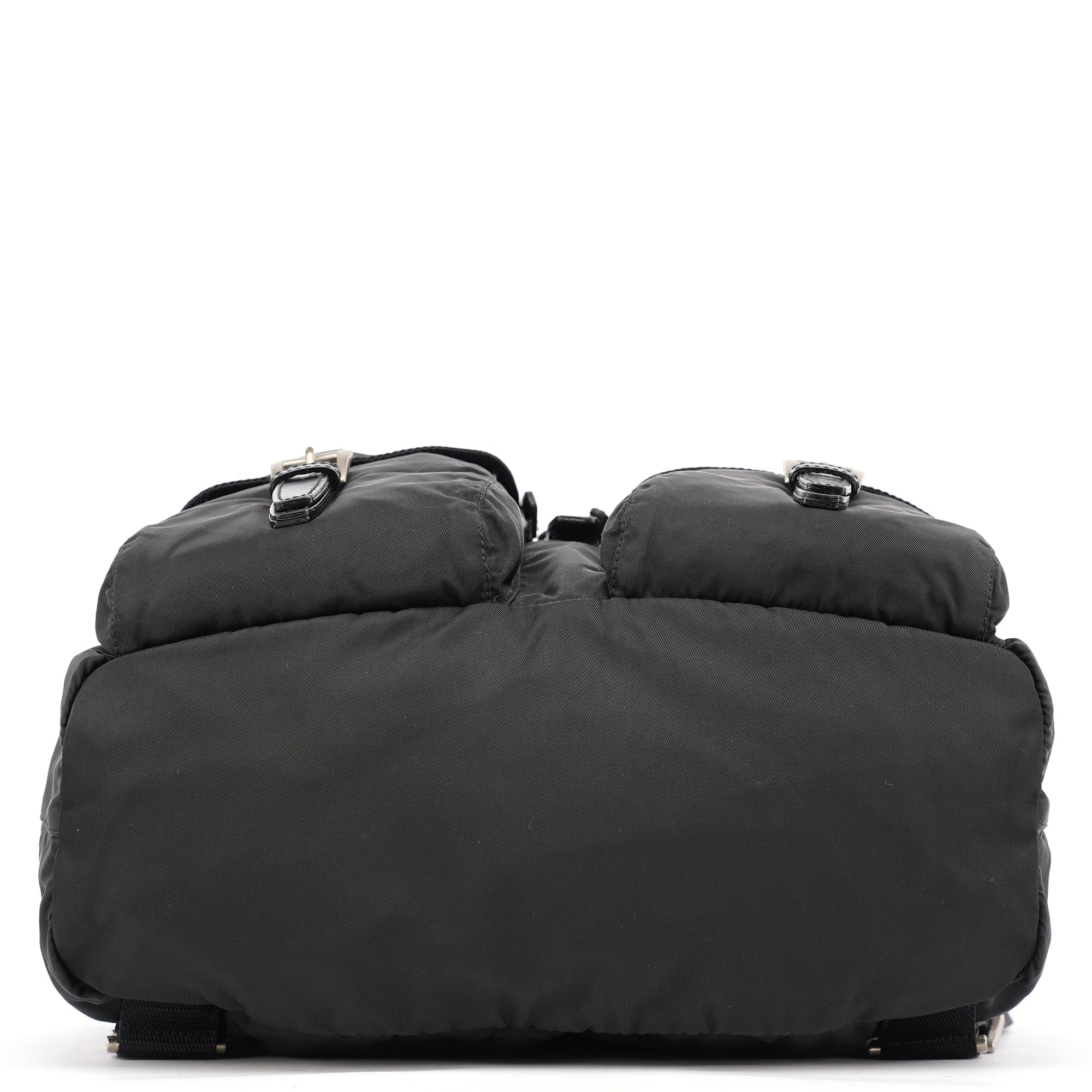B2811F Black Tessuto Vela Backpack