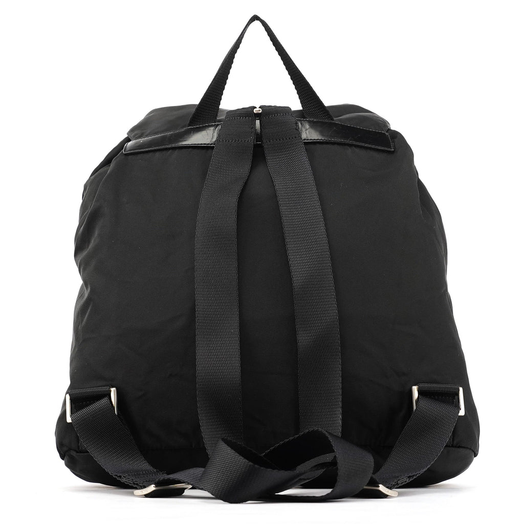 B2811F Black Tessuto Vela Nylon Backpack