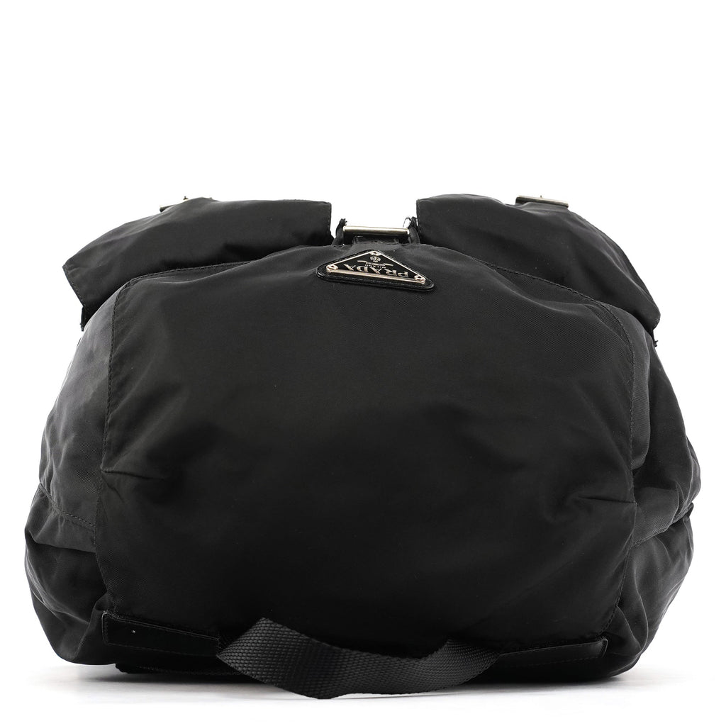 B2811F Black Tessuto Vela Nylon Backpack