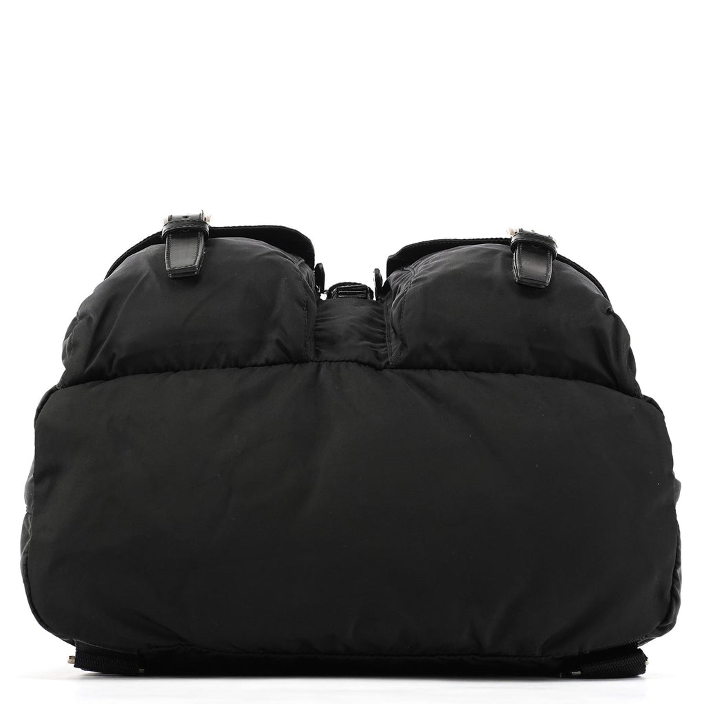 B2811F Black Tessuto Vela Nylon Backpack