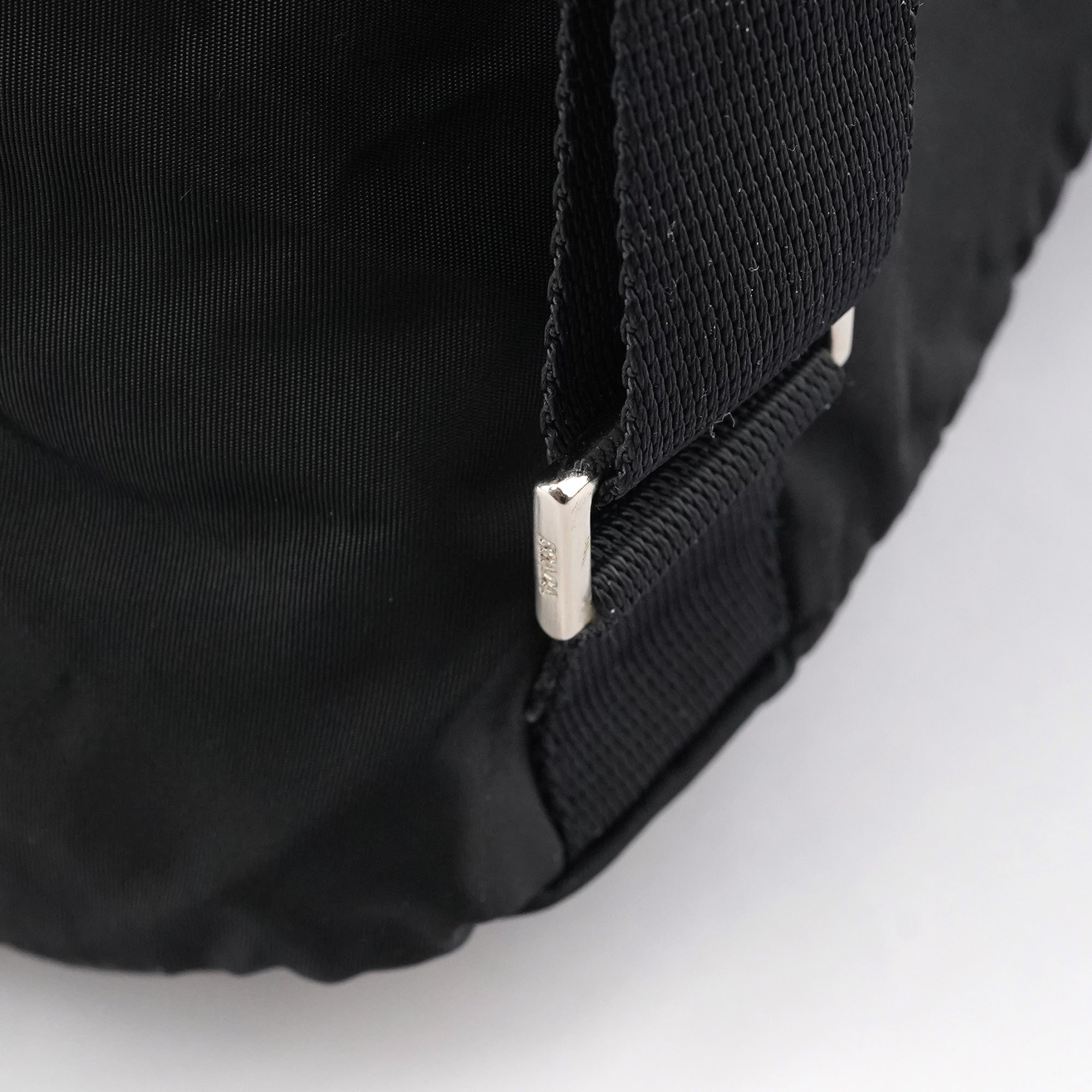 B2811F Black Tessuto Vela Nylon Backpack