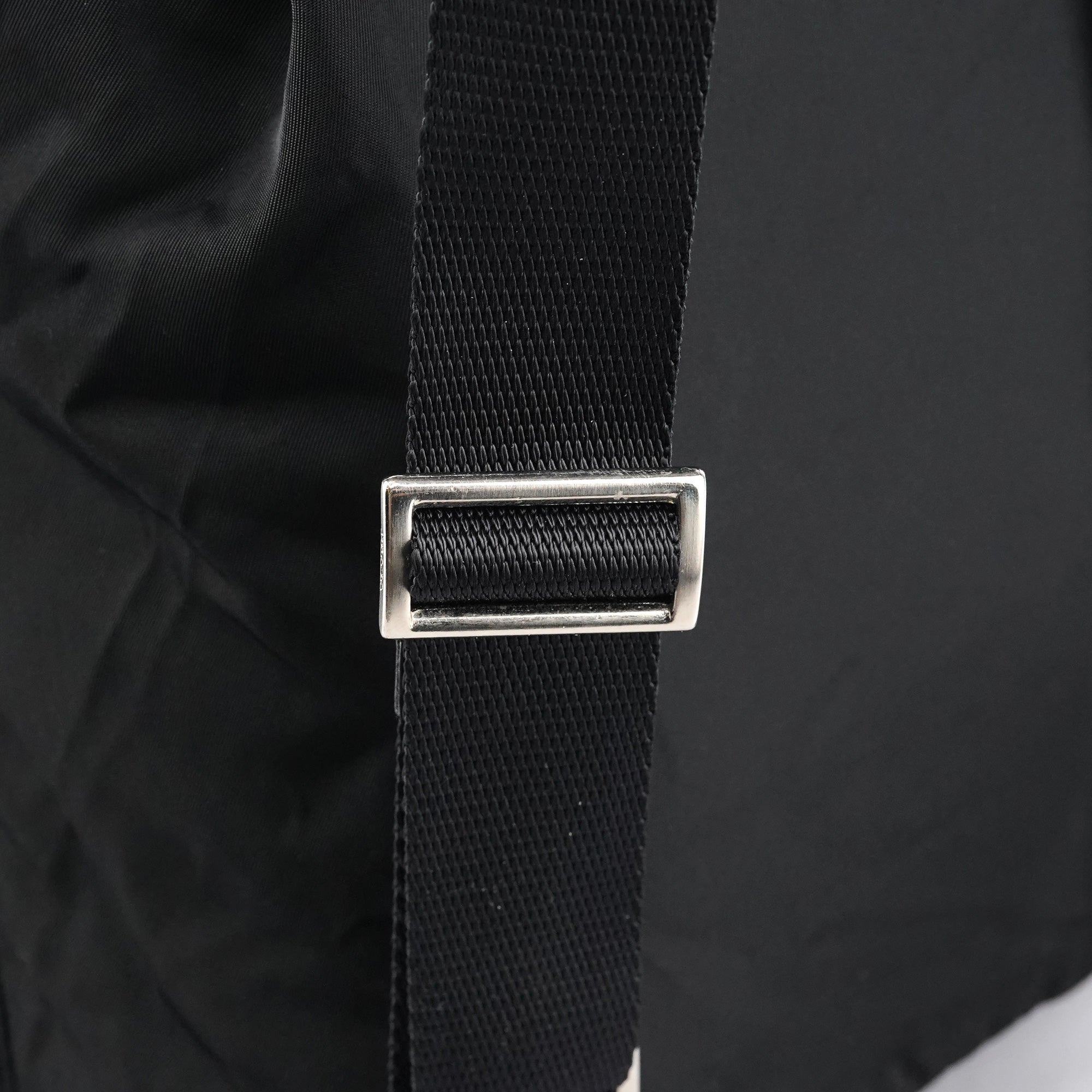 B2811F Black Tessuto Vela Nylon Backpack