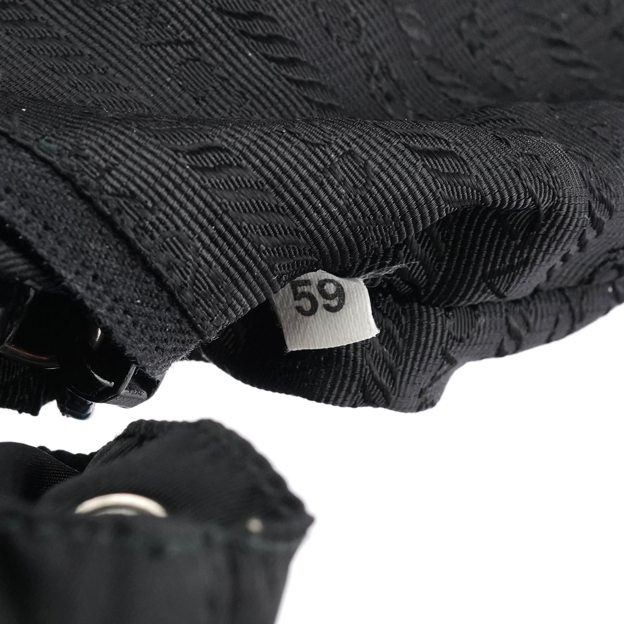 B2811F Black Tessuto Vela Nylon Backpack