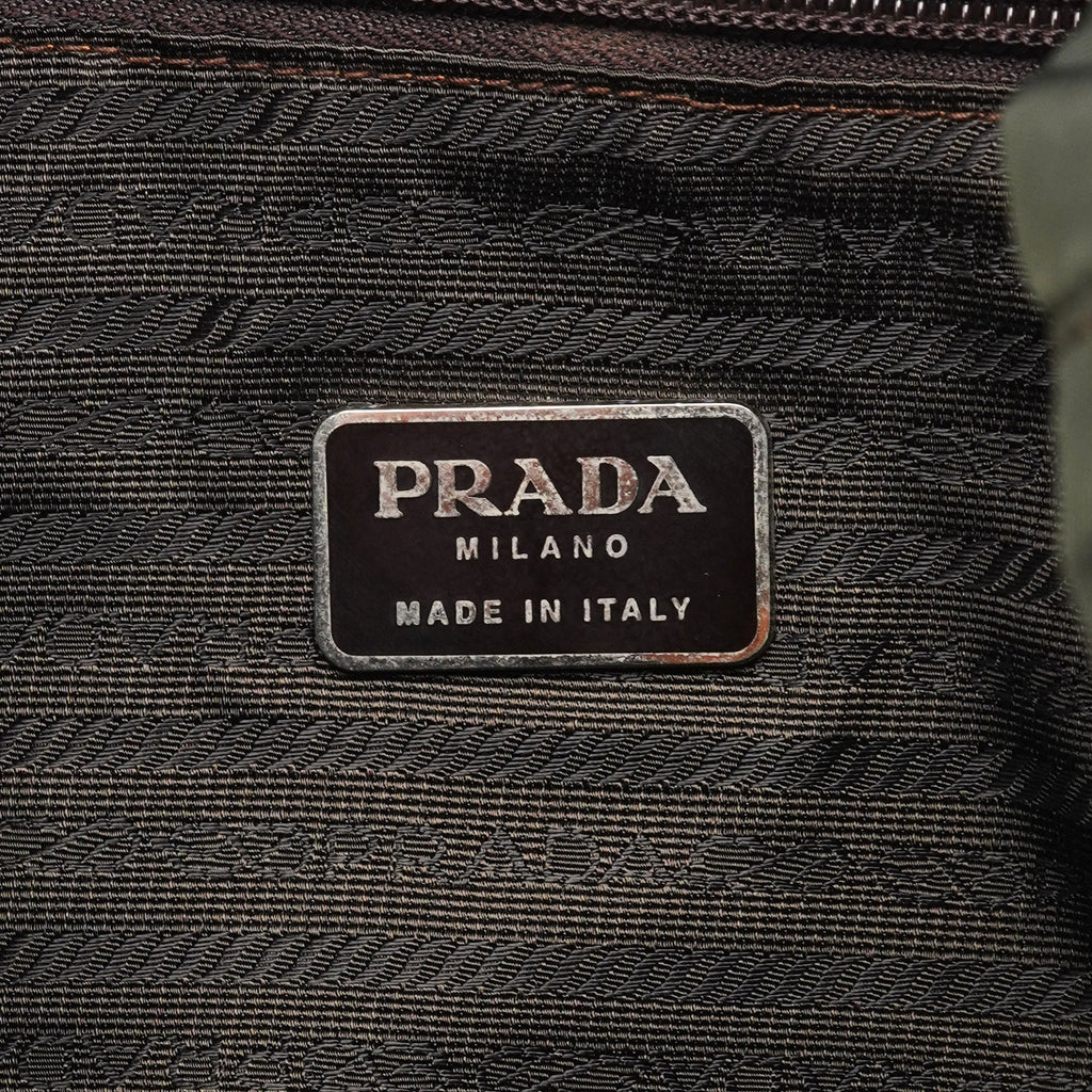 B2811F Military Green Tessuto Vela Backpack
