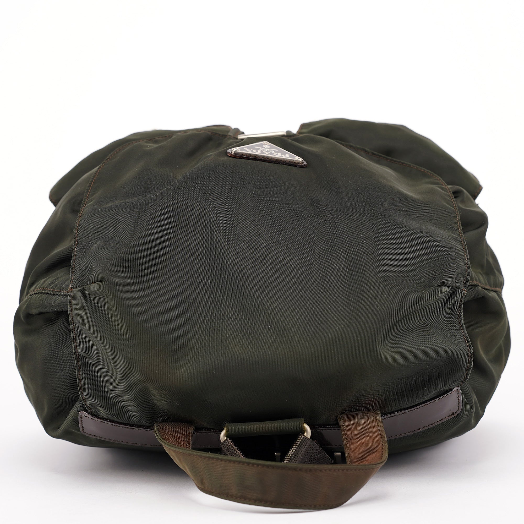 B2811F Military Green Tessuto Vela Backpack