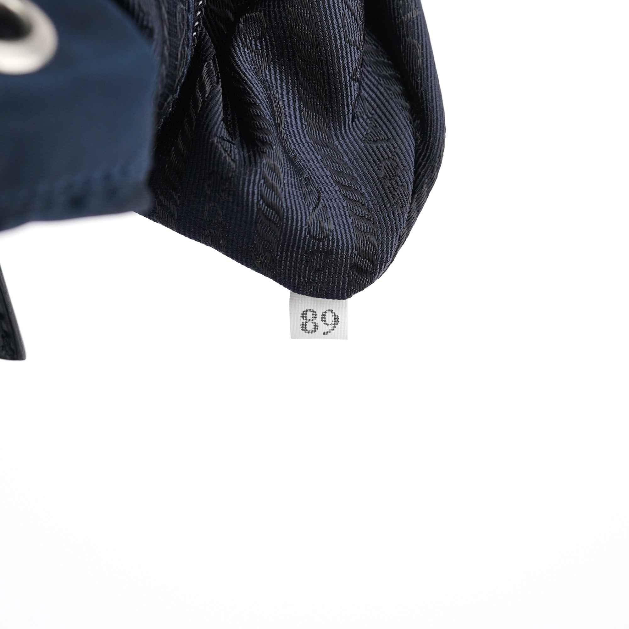 B2811F Navy Tessuto Vela Backpack