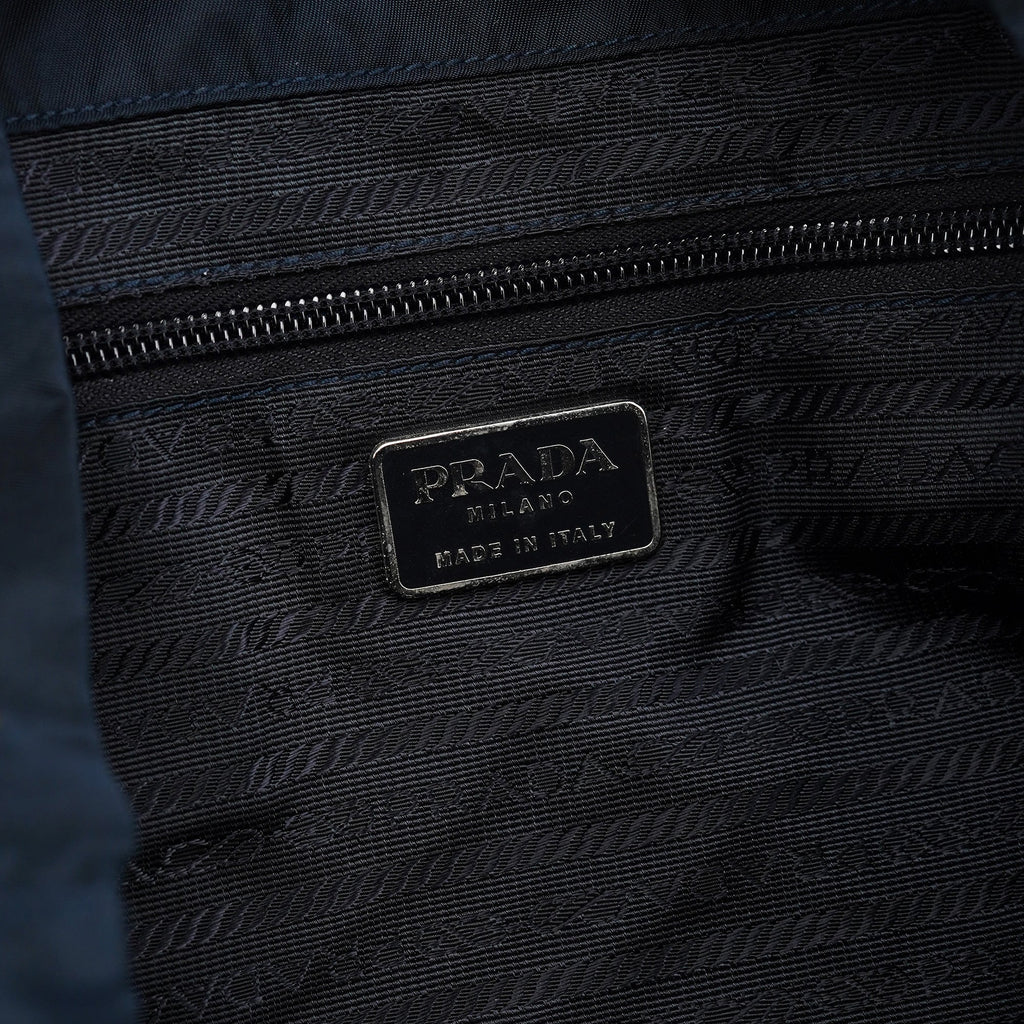B2811F Navy Tessuto Vela Backpack